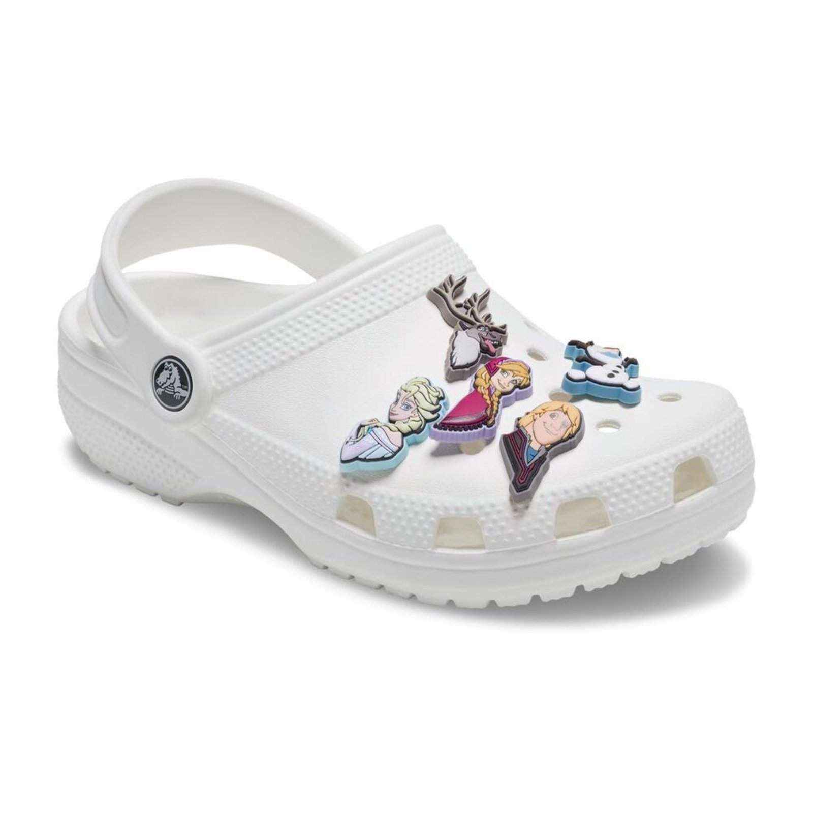 Vista 3 Infantil - Jibbitz™ Frozen Pack com 5 Peças Crocs branco