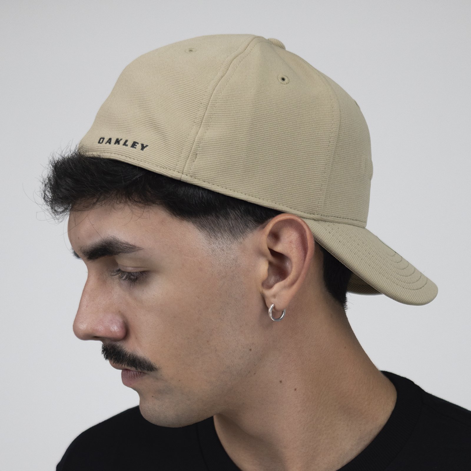 Bone Oakley Bark Embossed Hat Pebble - Pebble