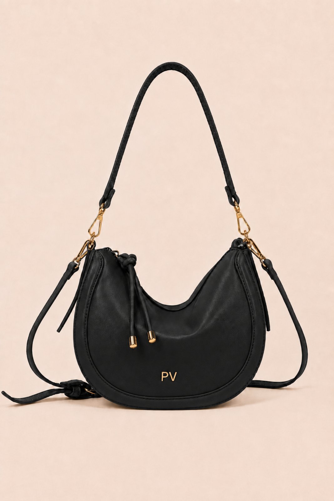 Bolsa Média Transversal D Bell Outlet Fashion Selene Preto