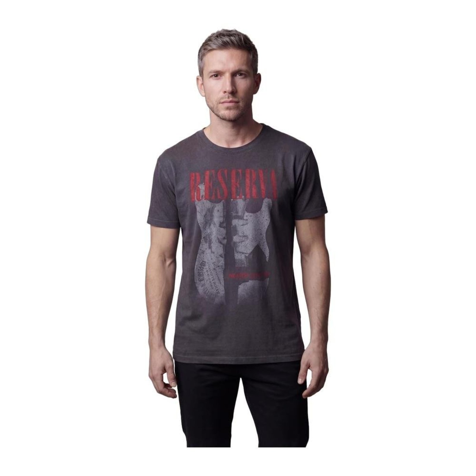 Camiseta Estampada Guitar Music Reserva