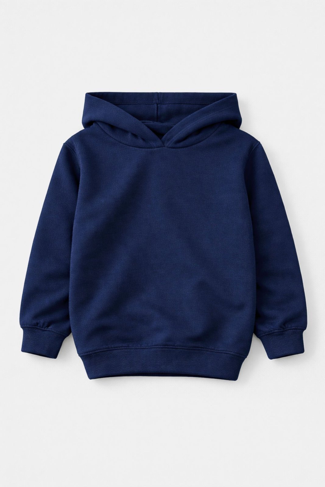 Infantil - Blusão Moletom Peluciado Básico - Azul Marinho