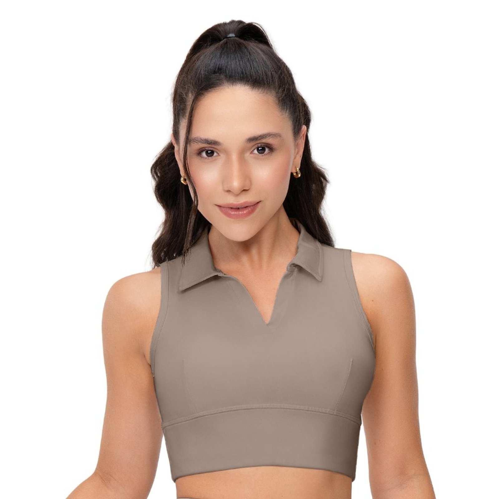 Top Fitness Gola Polo com Bojo Removível