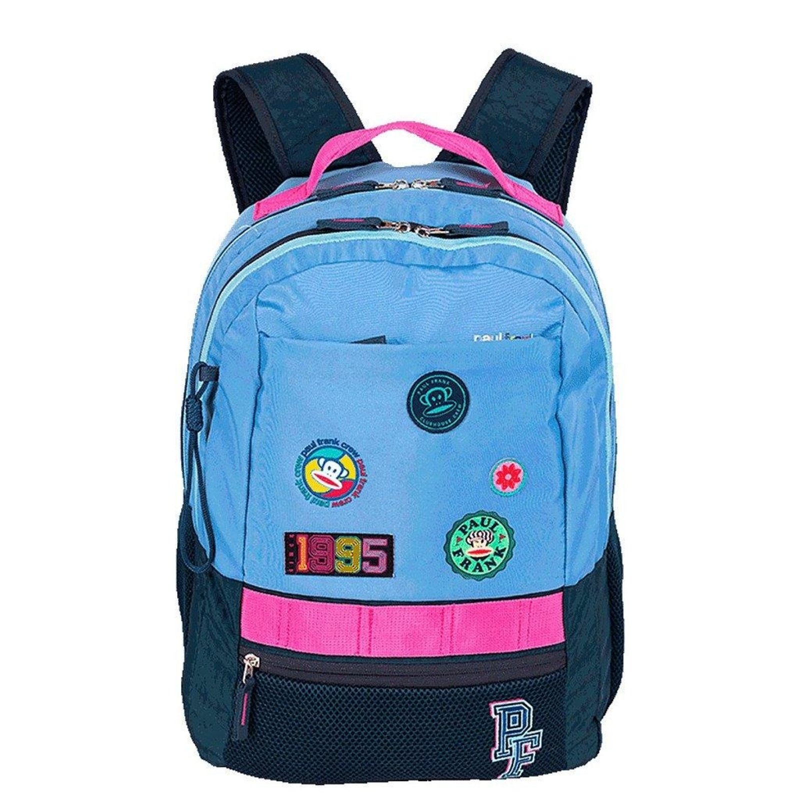 Infantil - Mochila Sestini Paul Frank Casual Patches Azul