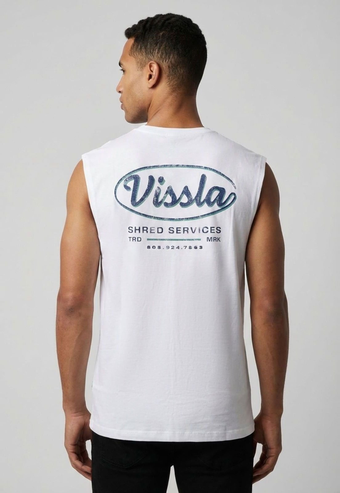 Vista 3 Regata Masculina Vissla Shred Services Branca branco Vissla branco