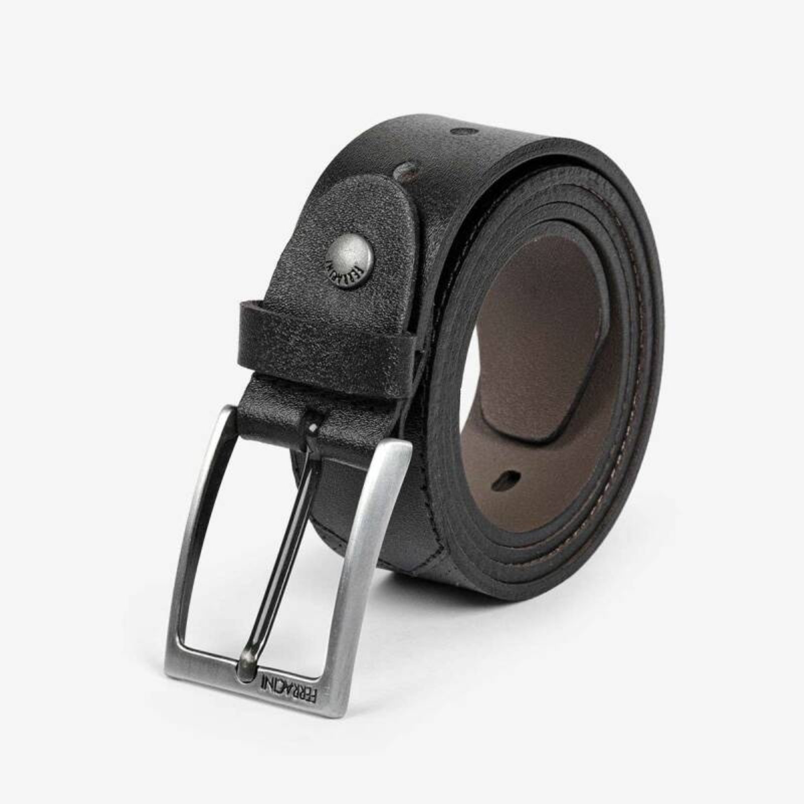 Vista 2 Cinto Ferracini de Couro - Masculino preto FERRACINI preto