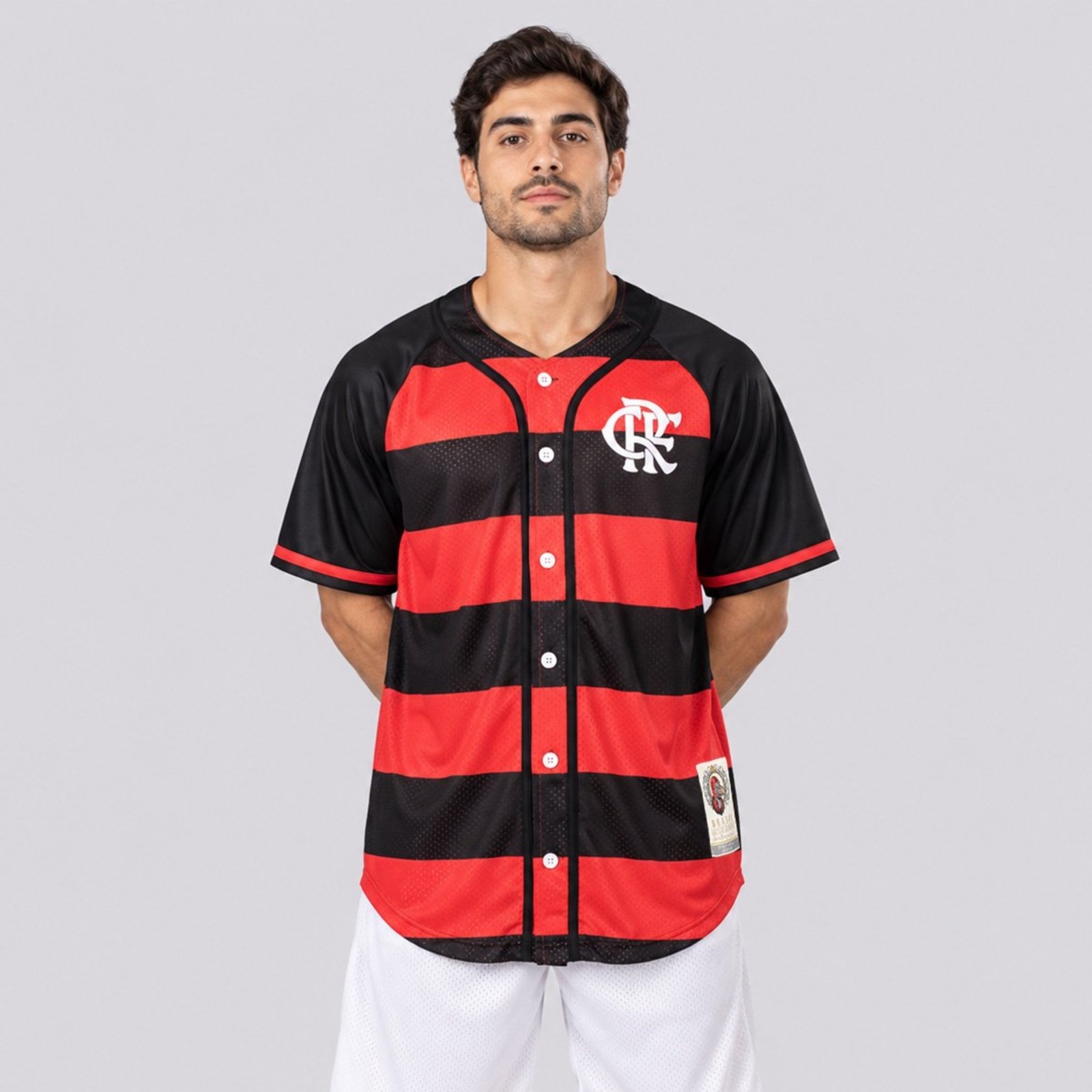 Camisa Flamengo Base Oversized Rubro Negro
