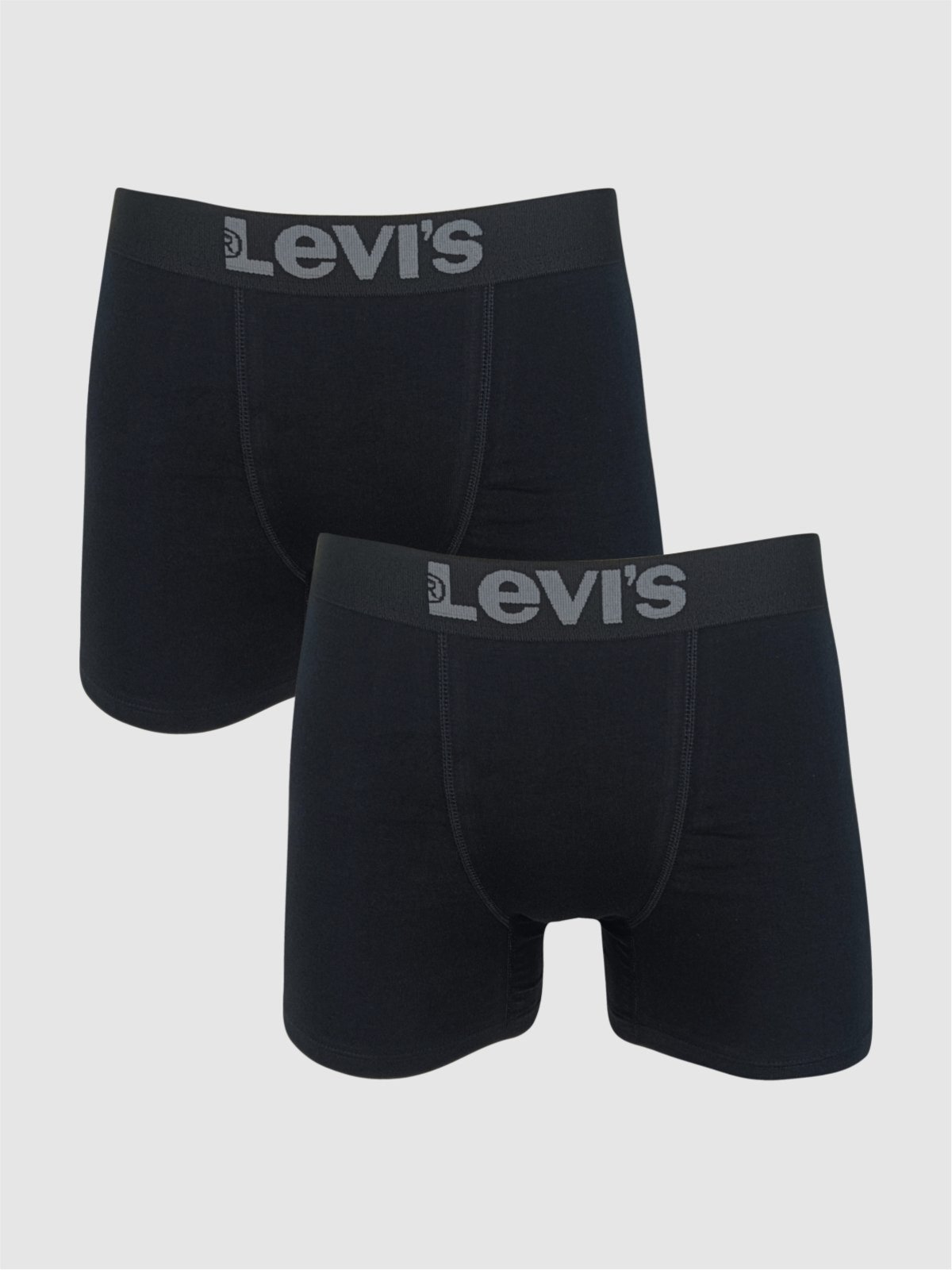Vista 2 Kit 2 Cuecas Levi's Boxer Cotton Black Levis preto black Levis preto black