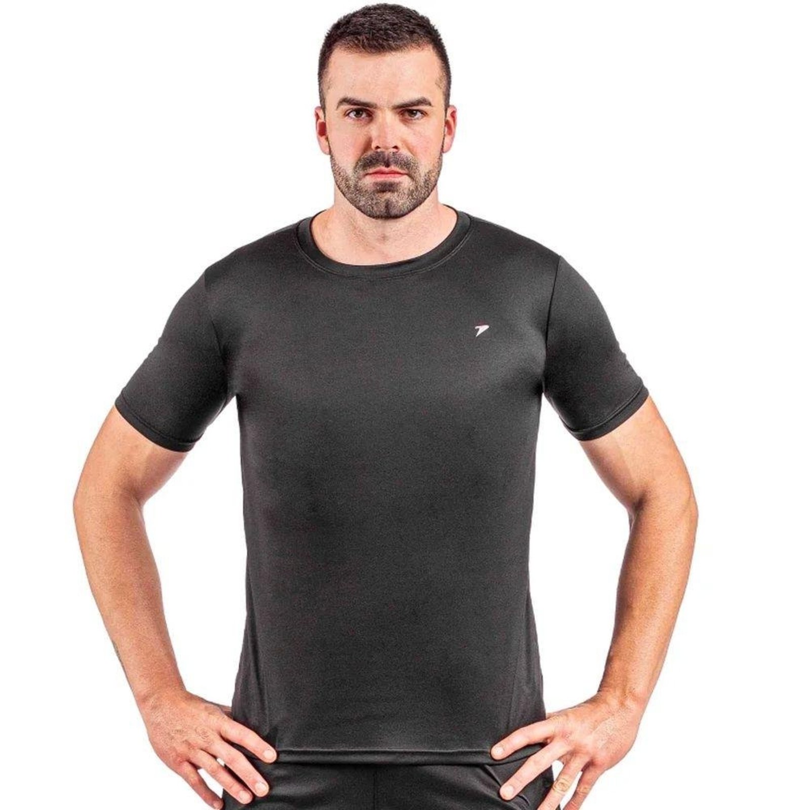 Camiseta Poker T-Shirt New Basic Masculina Preto Preto