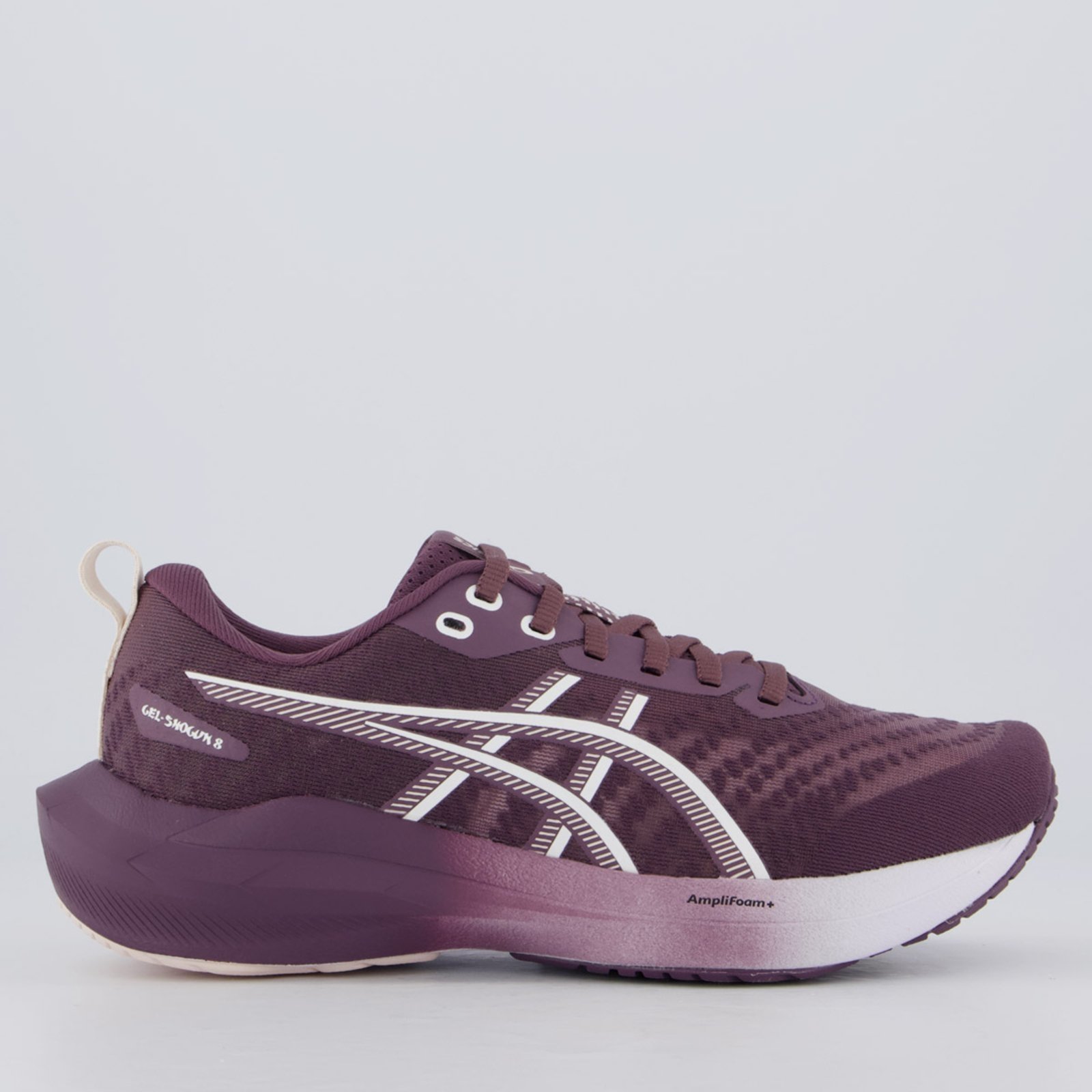 Vista 2 Tênis Asics Gel Shogun 8 Feminino roxo ASICS roxo
