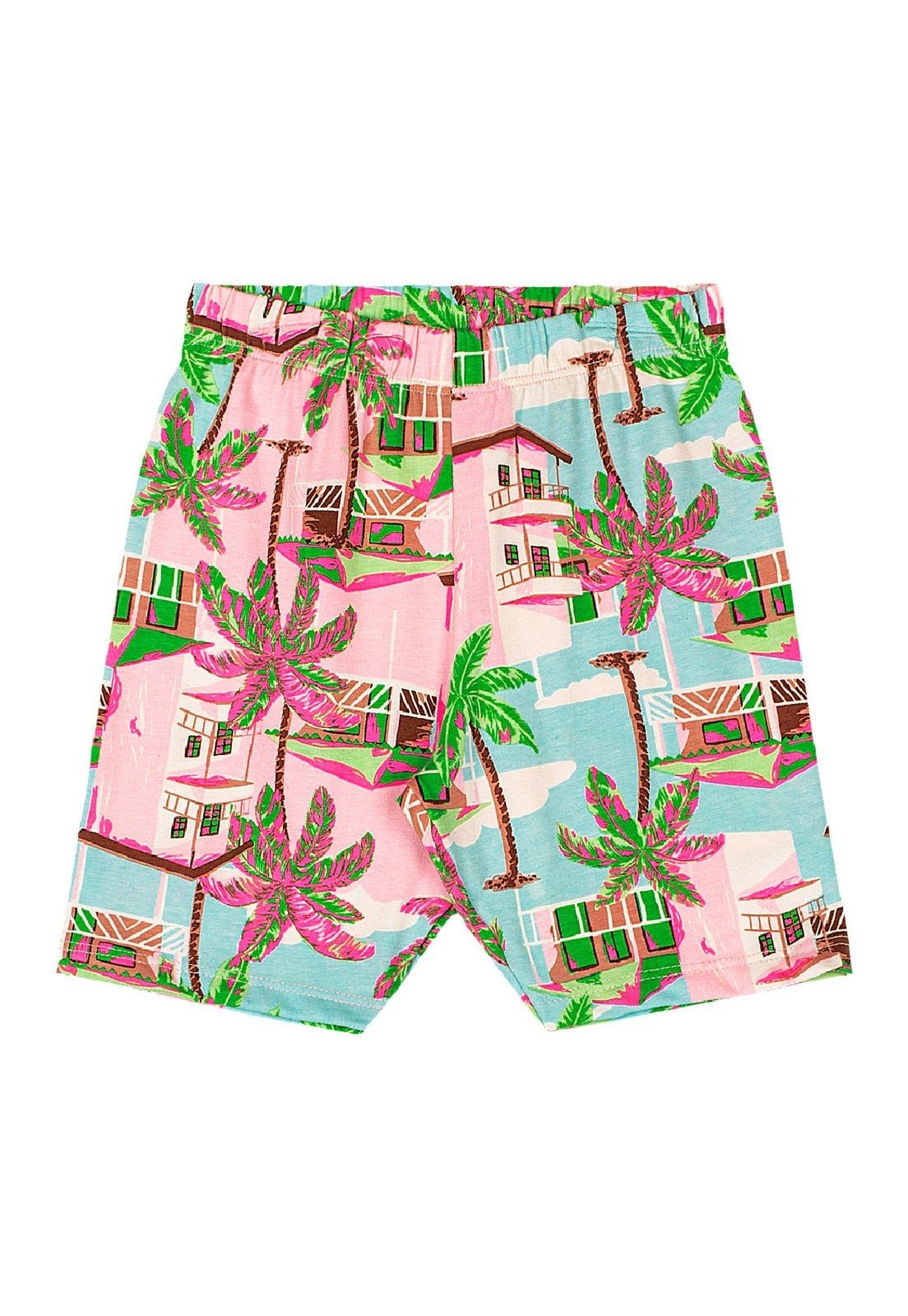 Vista 2 Infantil - Bermuda Ciclista em Cotton Quimby laranja Quimby laranja