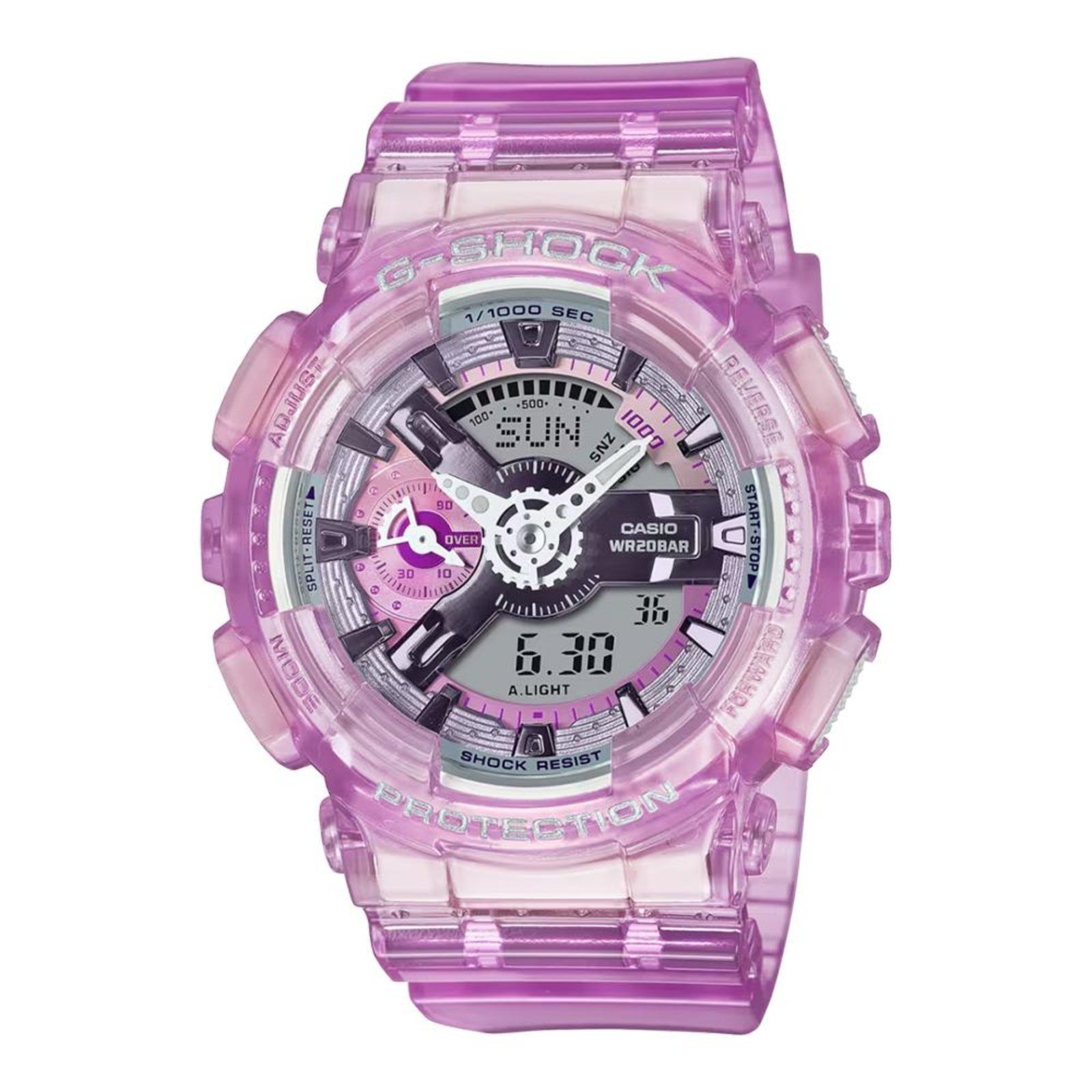 Vista 2 Relógio G-Shock GMA-S110VW-4ADR rosa G-SHOCK rosa