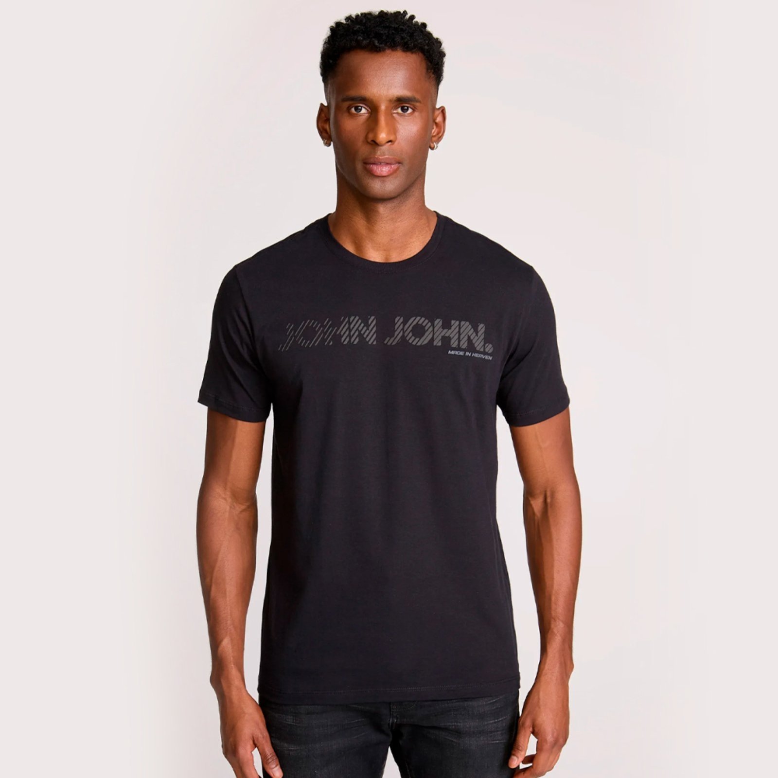 Camiseta John John Regular Shades Pr26 Preto Masculino