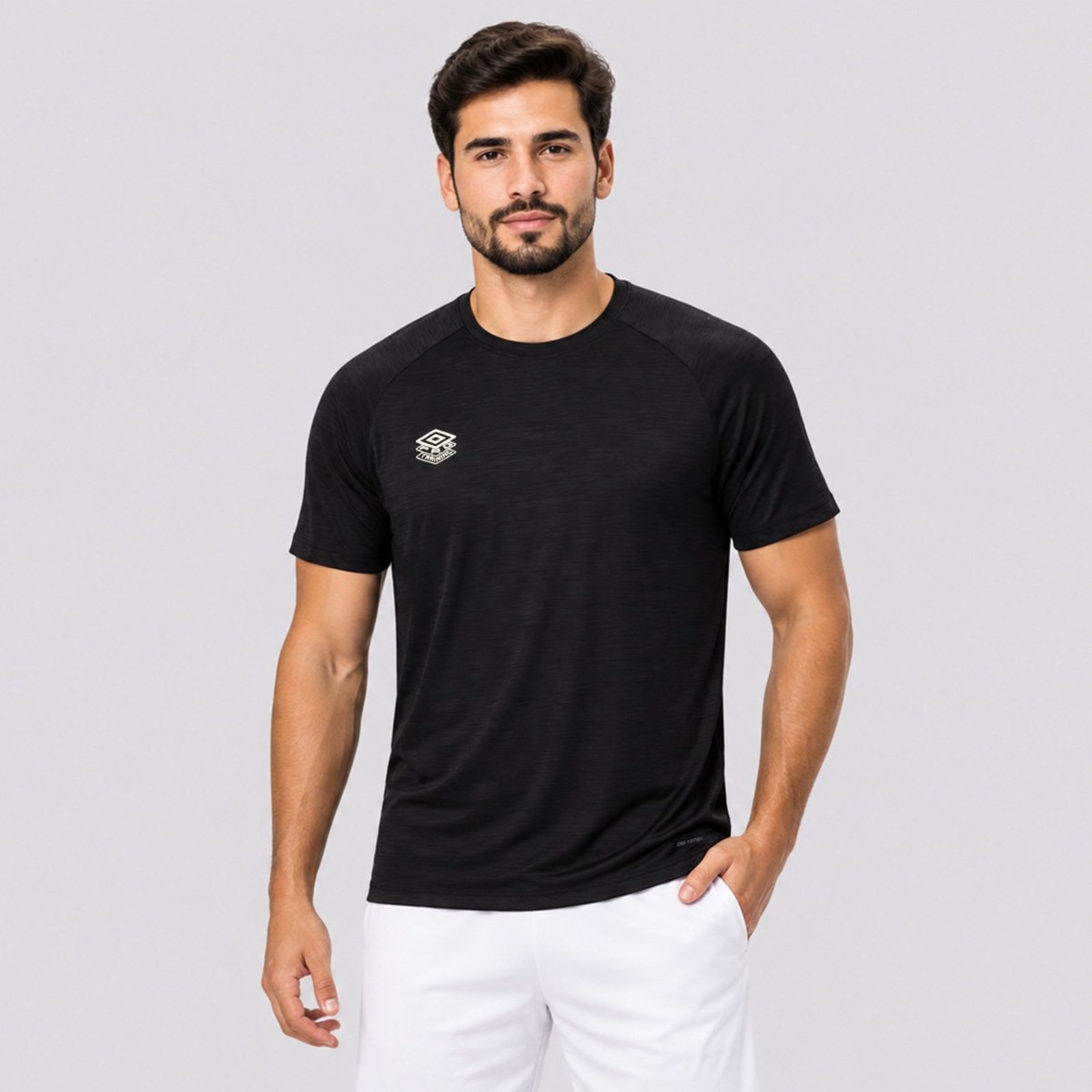 Camisa Umbro Poliamida Blend Large Diamond III Preto