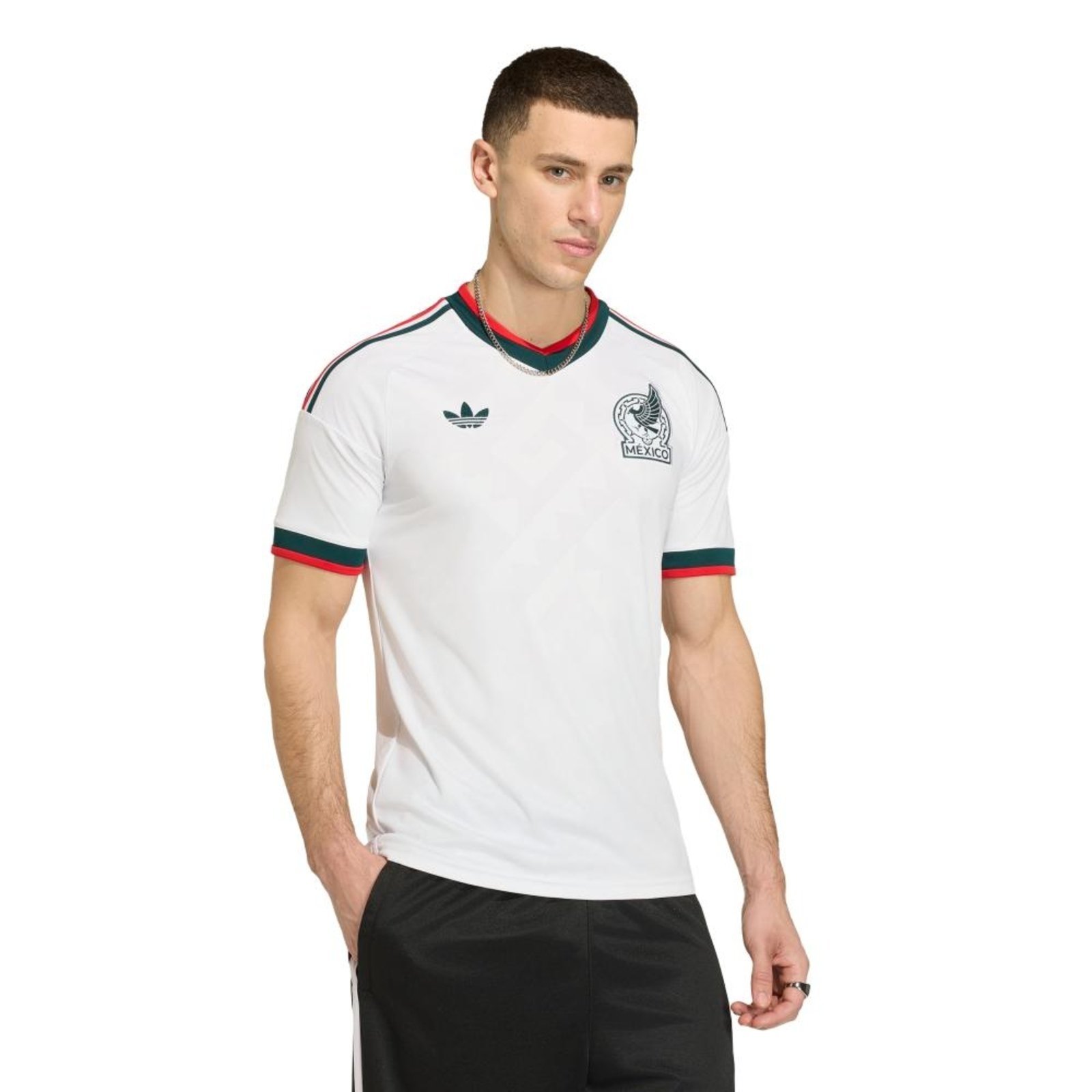 Camisa II Seleção Nacional do México 26 adidas Performance Branco