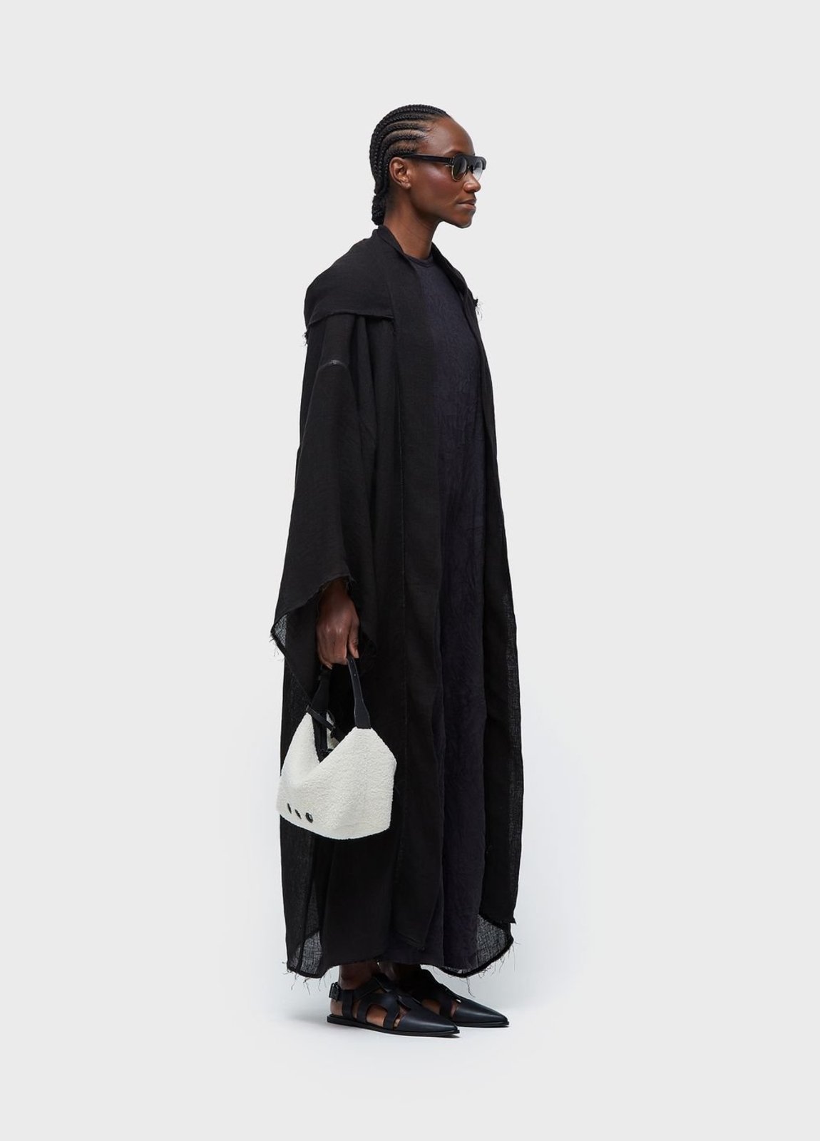 Vista 3 Kimono capuz praia double Osklen preto Osklen preto