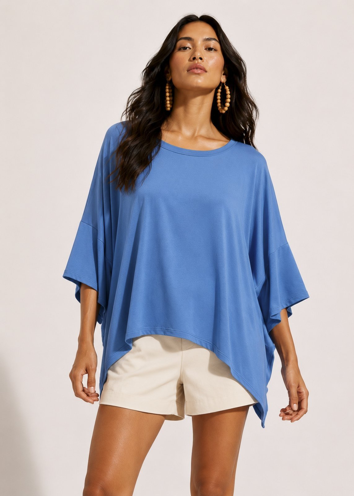 Blusa Amazonia Vital Asa Delta de Malha Tupã Azul Atlântico