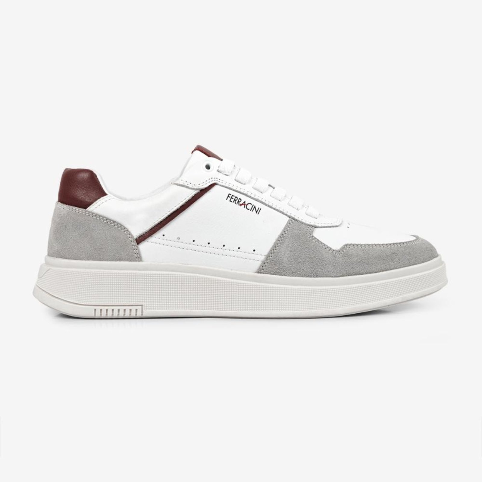 Sneaker Masculino Couro Logan Ferracini 9316-678F Branco