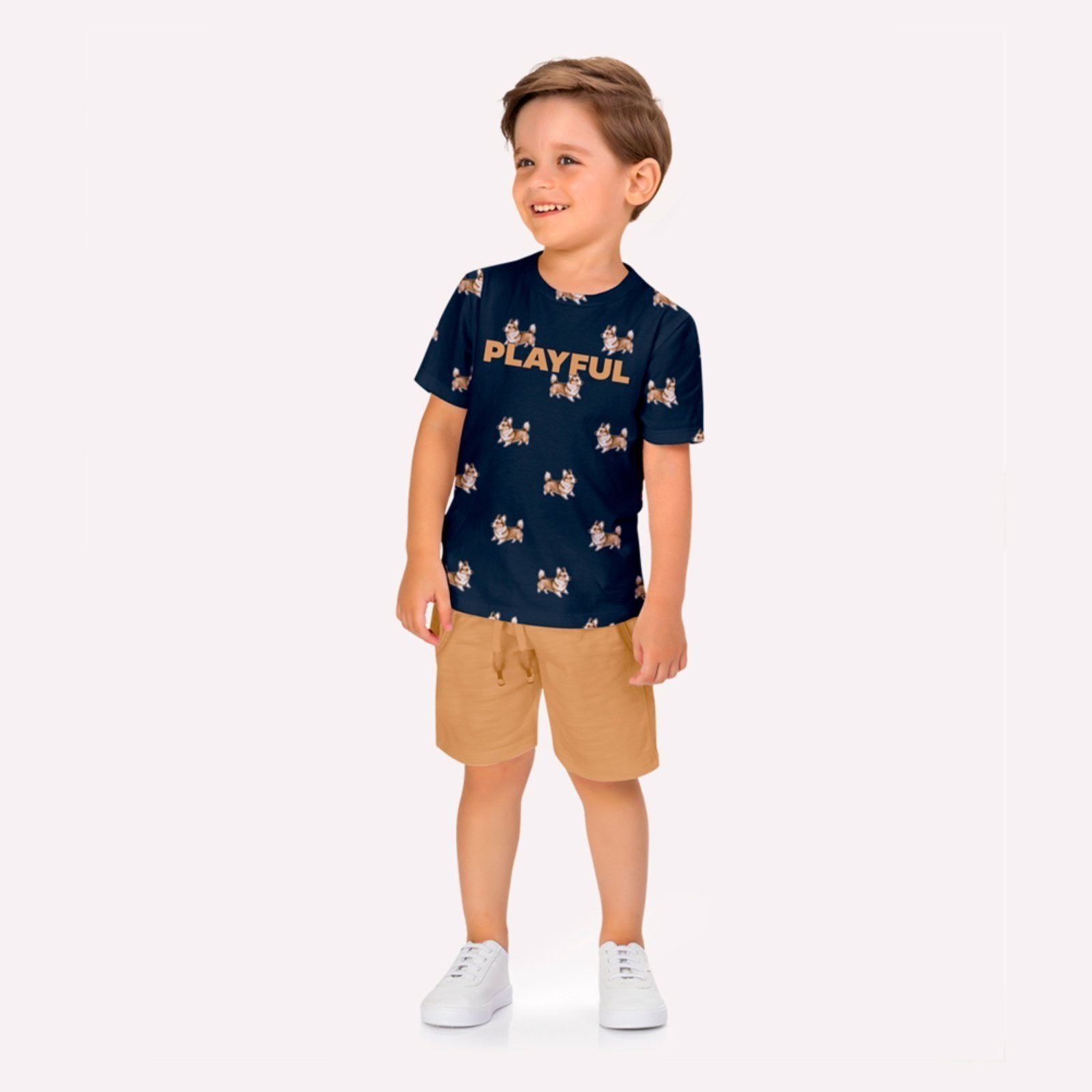 Infantil - Conjunto Menino Lettering Milon