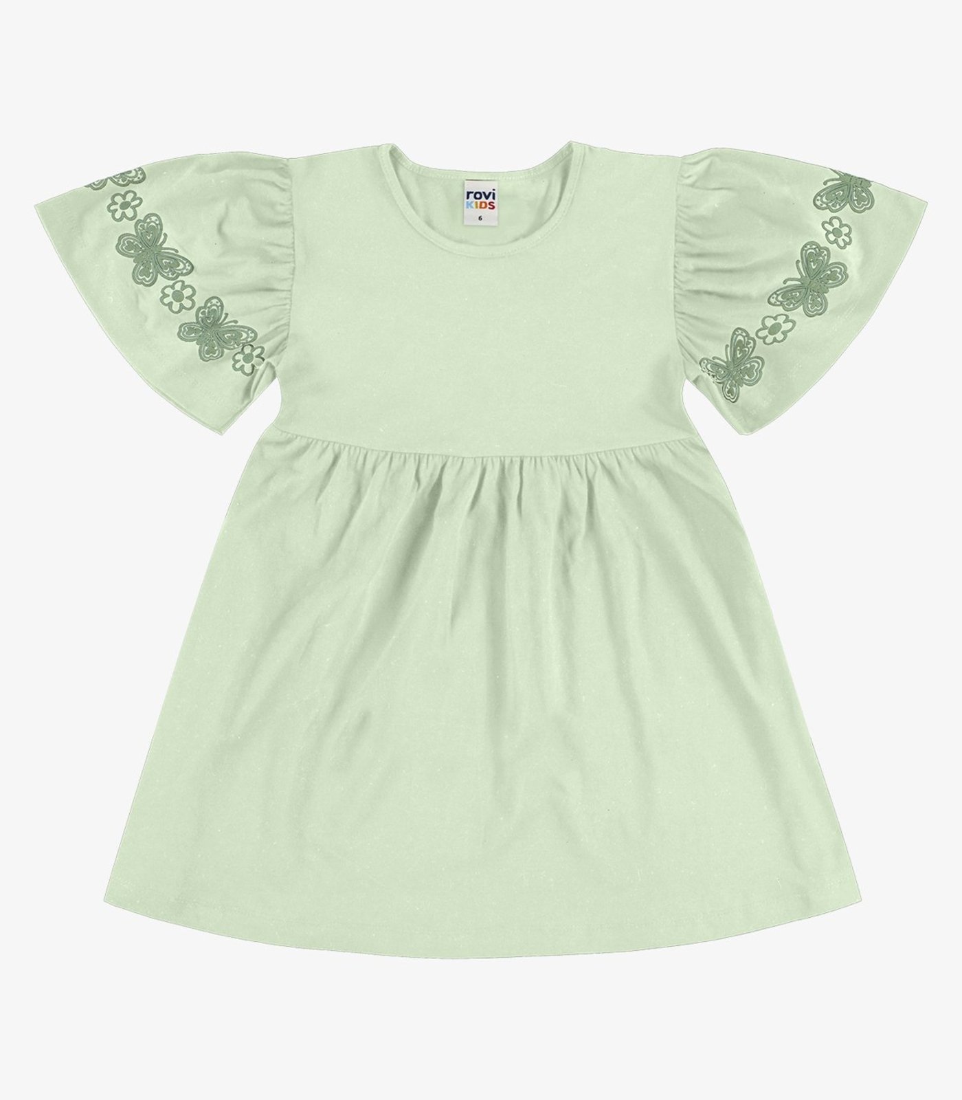 Infantil - Vestido Menina Meia Malha Rovi Verde