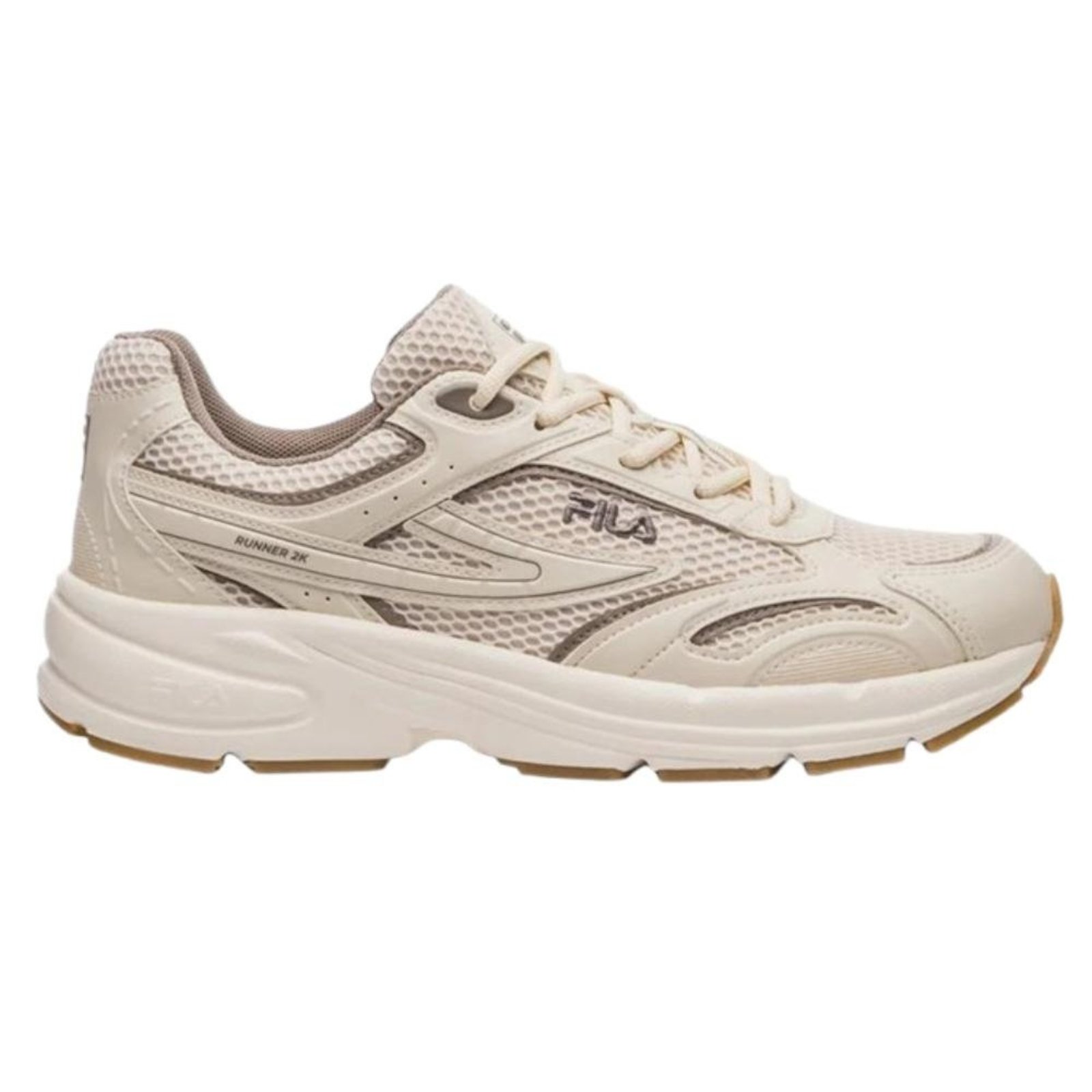 Tenis Fila Runner 2k Feminino-bege/oliva