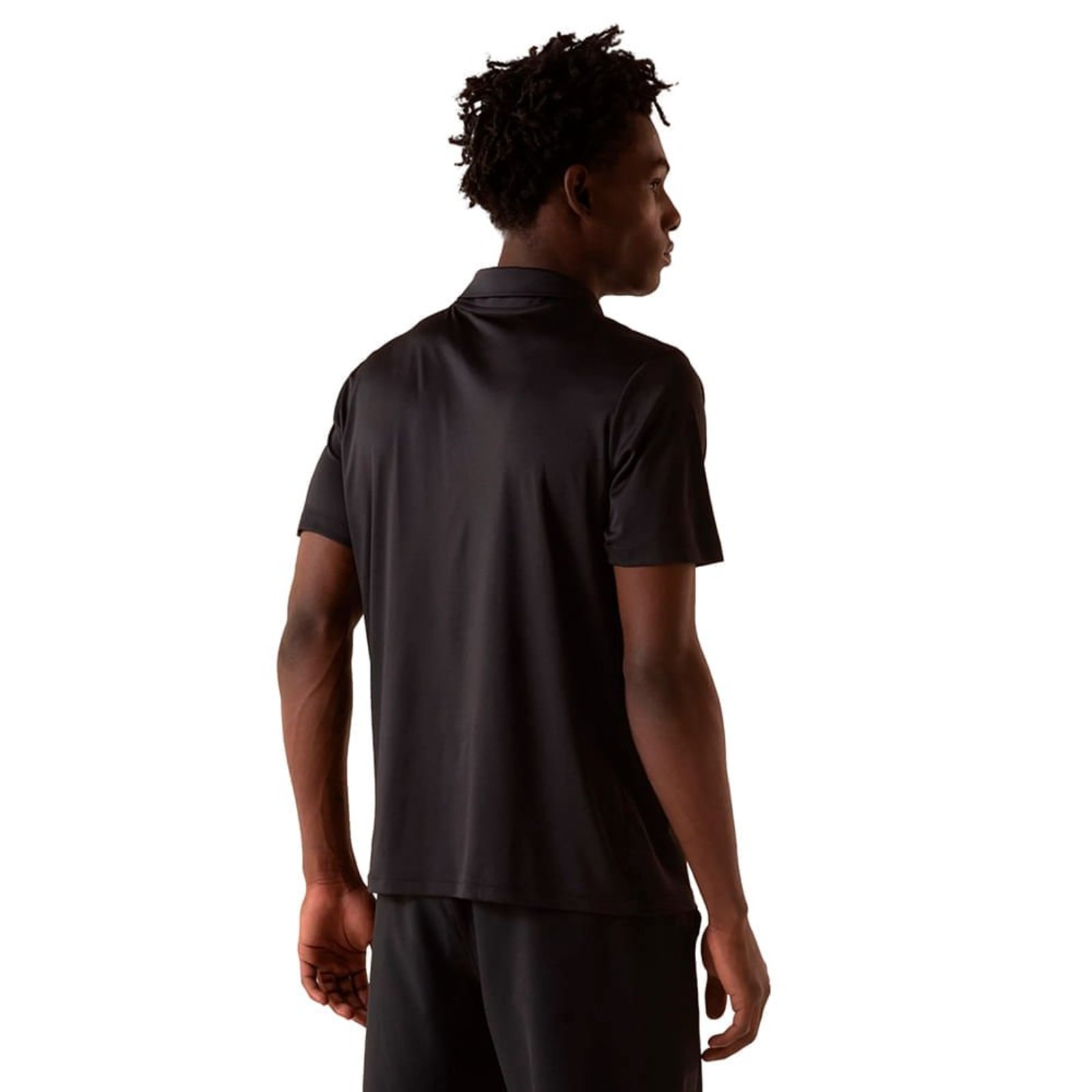 Vista 3 Camisa Masculina Fila Polo Player Box II Malha preto Fila preto