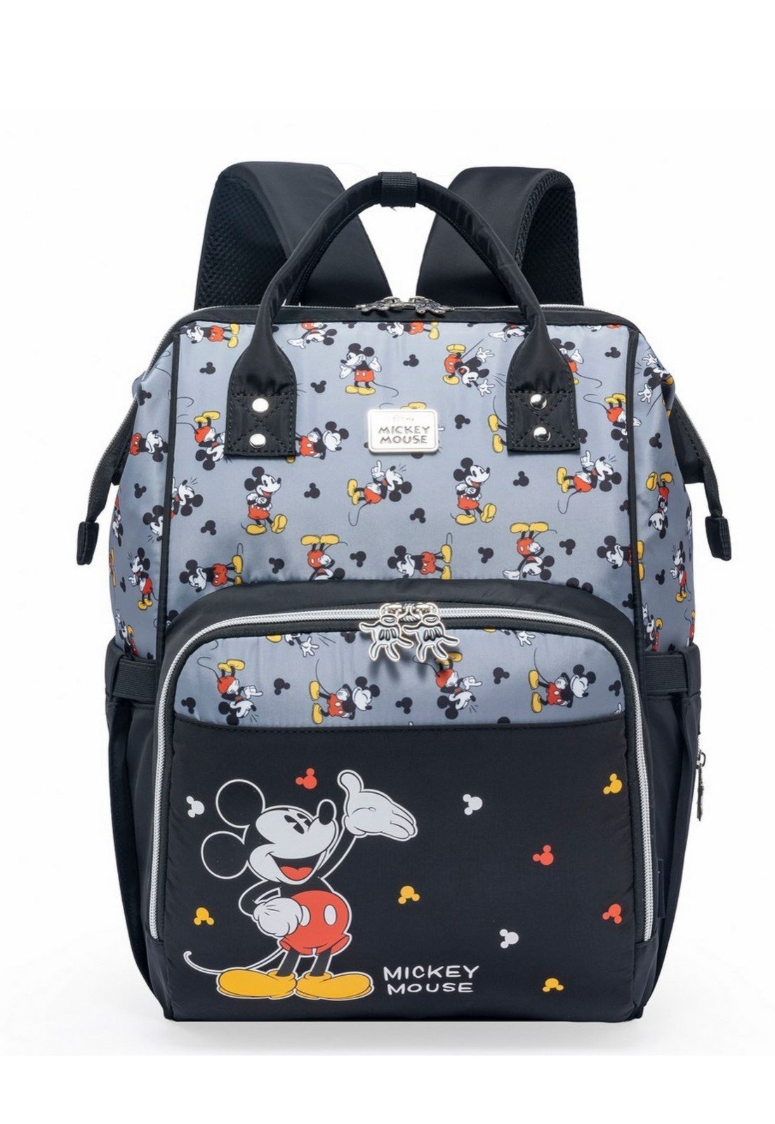 Infantil - Mochila Maternidade Mickey Disney Espaçosa Resistente