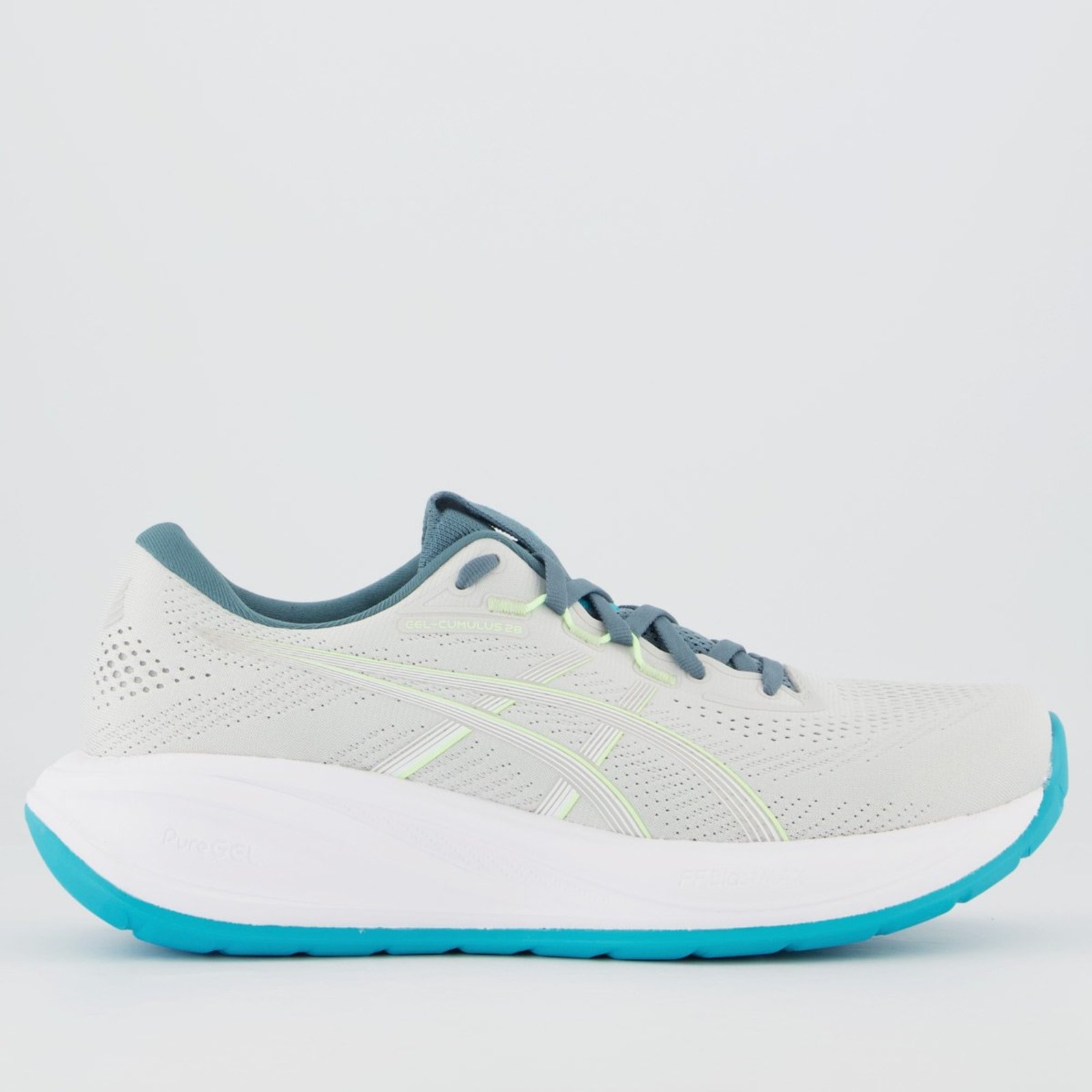 Tênis Asics Gel Cumulus 28 Cinza e Verde