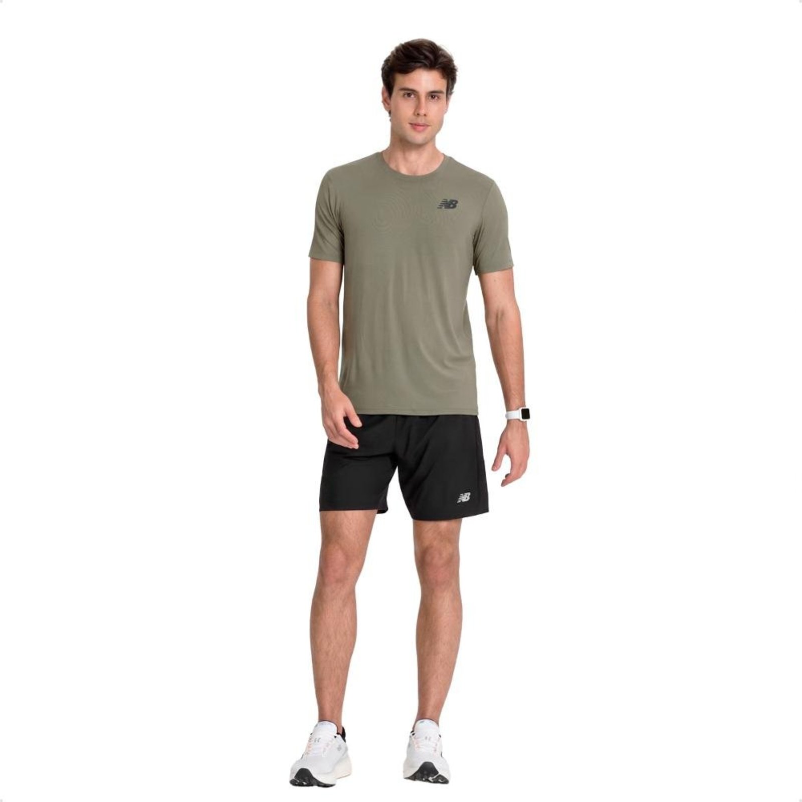 Bermuda Short New Balance Sport Essentials 7 Masculina Preto