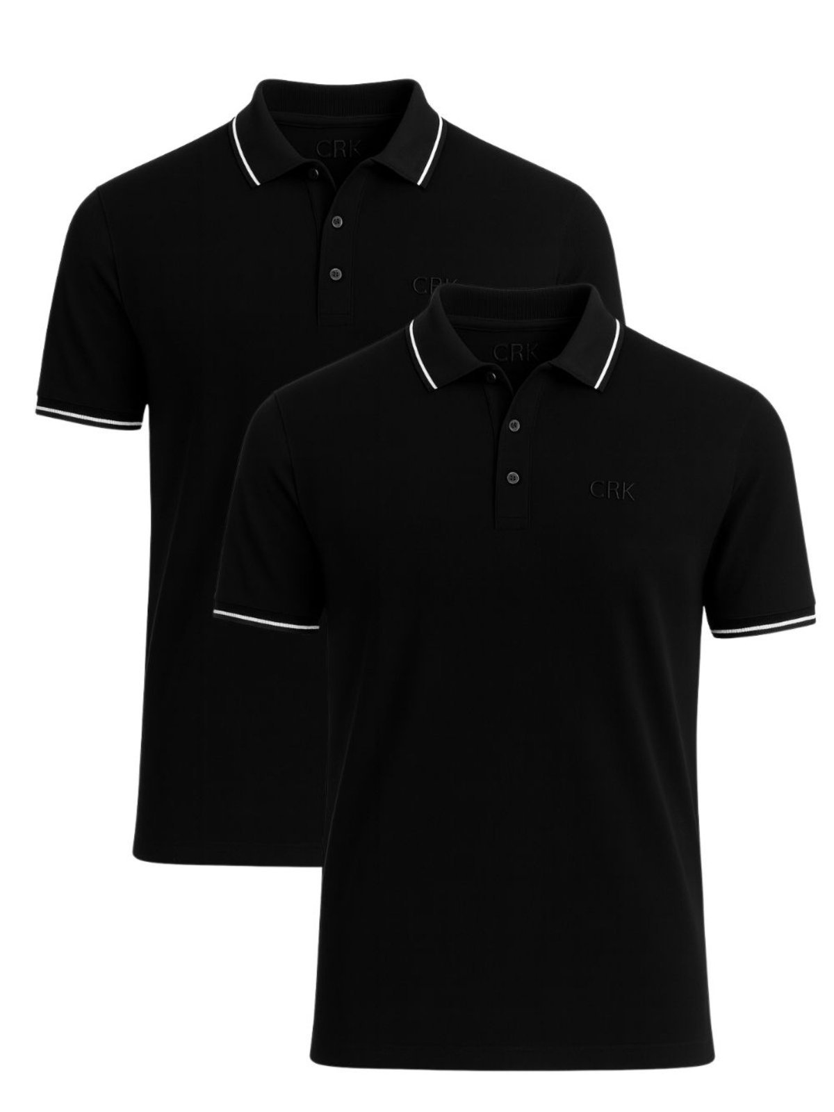 Kit 2 Camisas Polo Masculina Básica Crocker – 50727