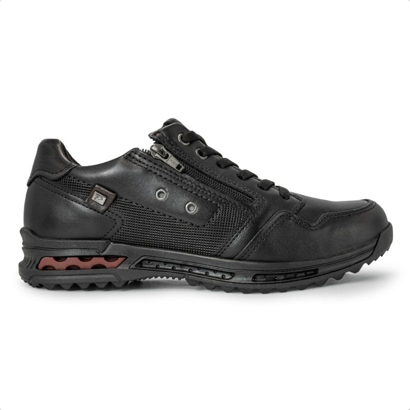 Sapatênis Pegada Masculino em Couro 111801 Preto