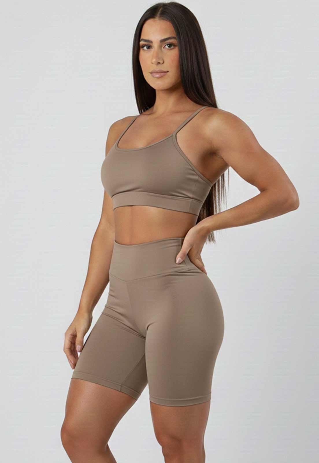 Vista 2 Bermuda Segunda Pele Anagua Compressão Feminina Mvb Modas preto Mvb Modas preto