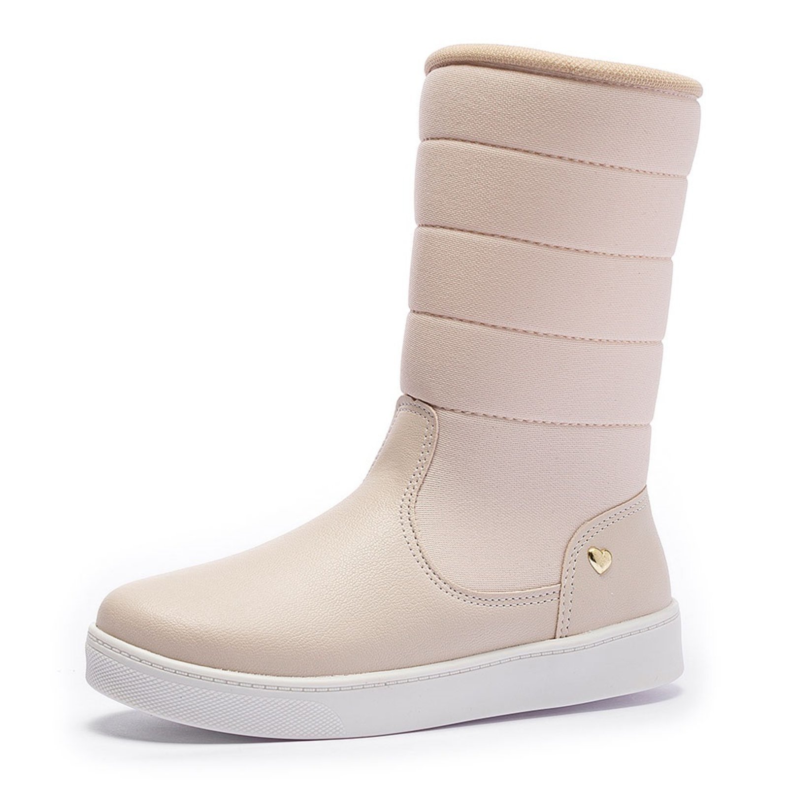 Infantil – Bota Tênis Feminina Tininha Menina Bordado Off White