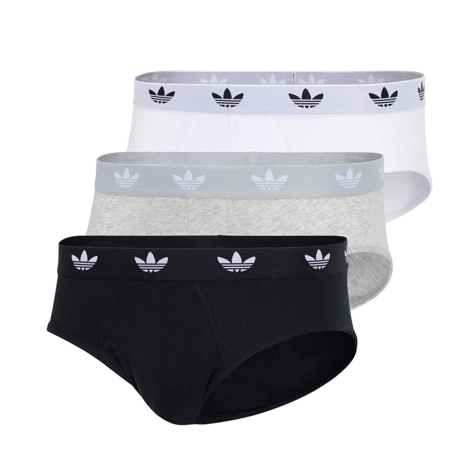 Kit com 3 Cuecas Cavadas adidas Underwear Multicolorido