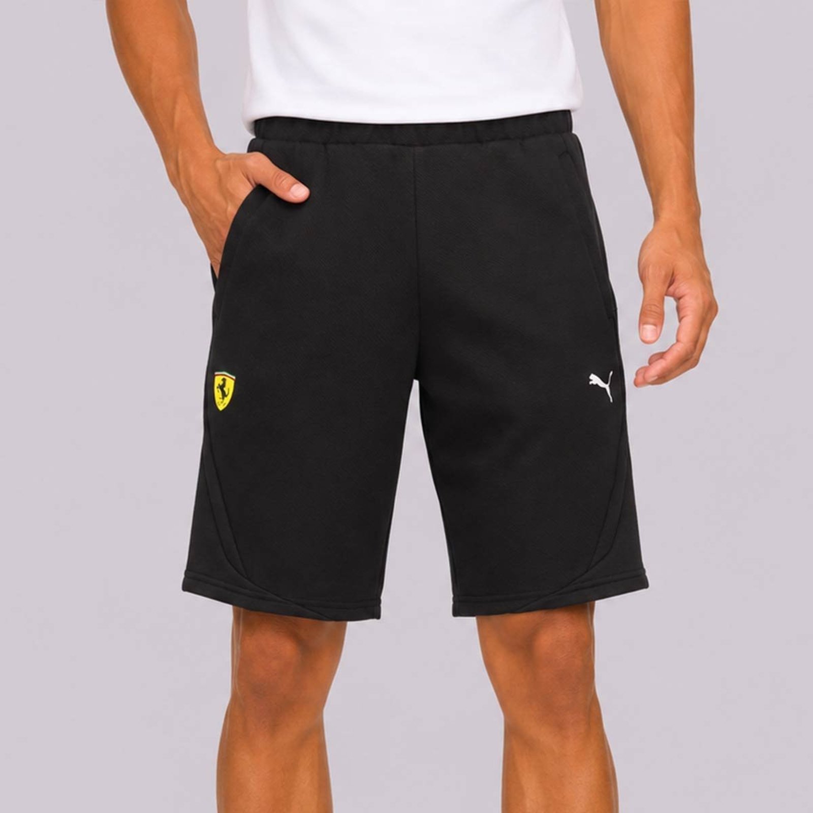 Bermuda Puma Scuderia Ferrari Sweat Preto