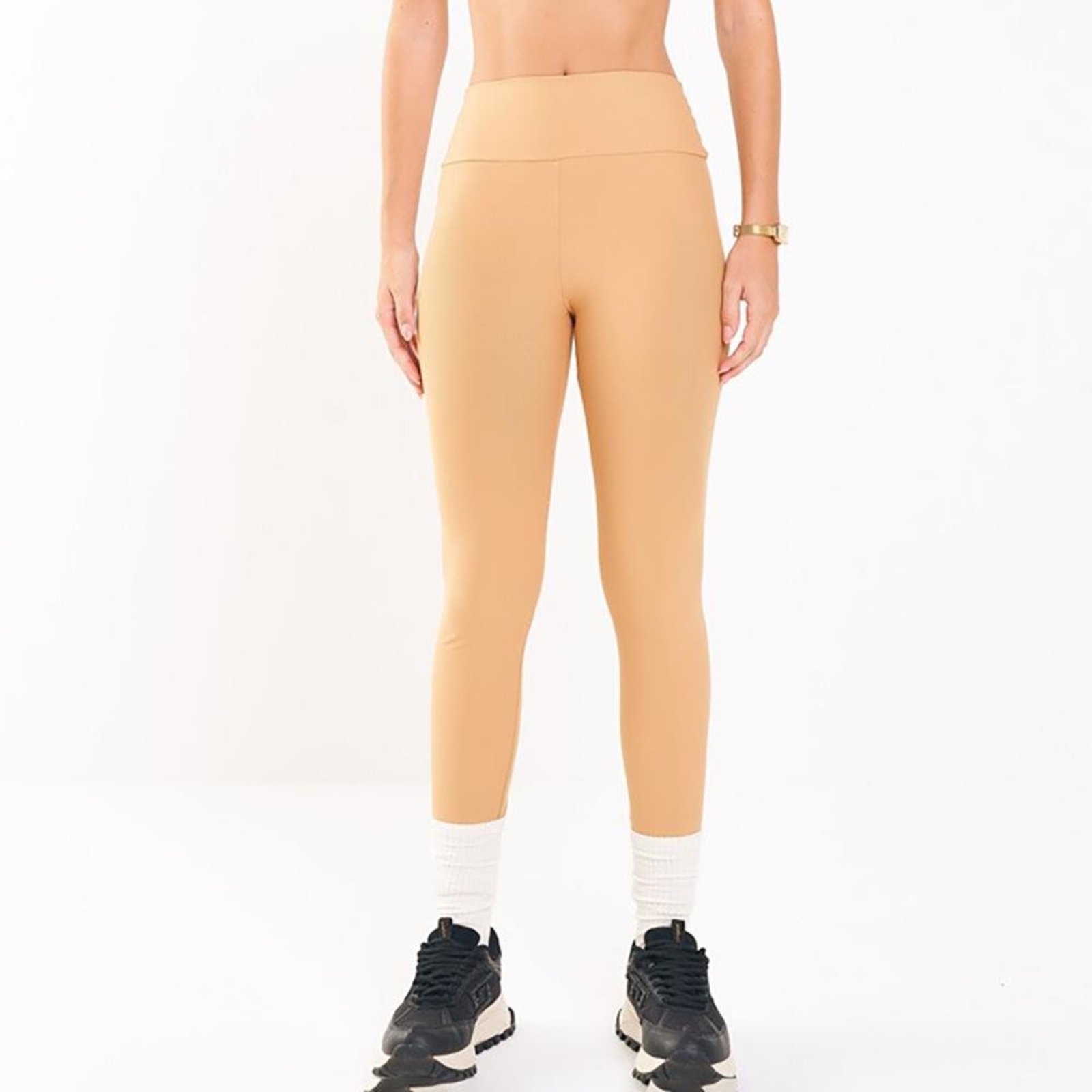 Calça Legging Colcci Maxxi Perfect Fit Bege Biscotti Bege