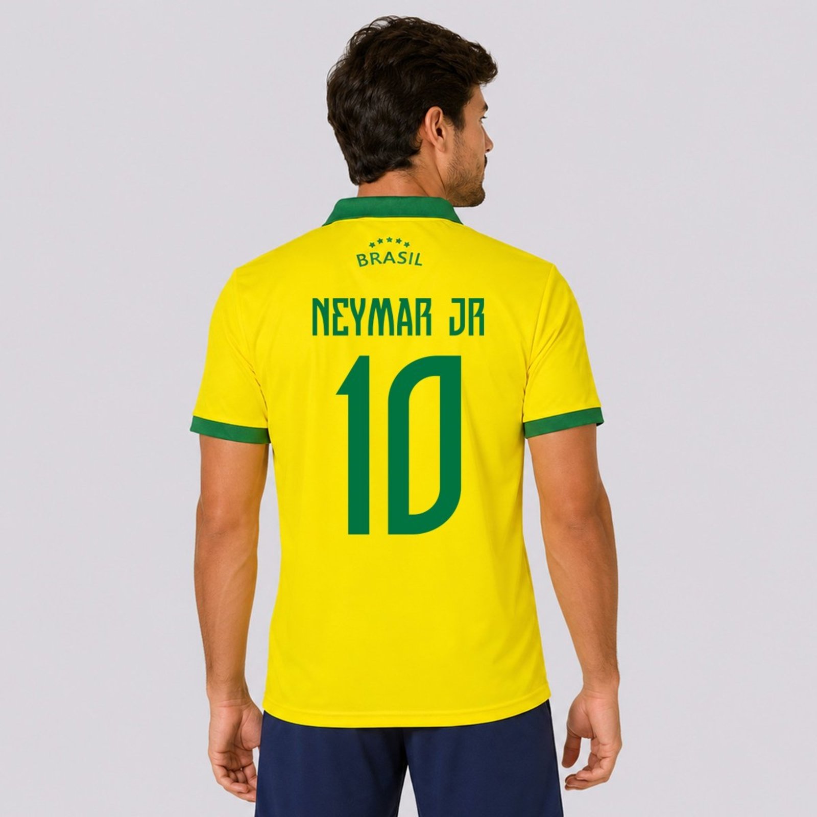 Polo Brasil Penta Amarela 10 Neymar Jr