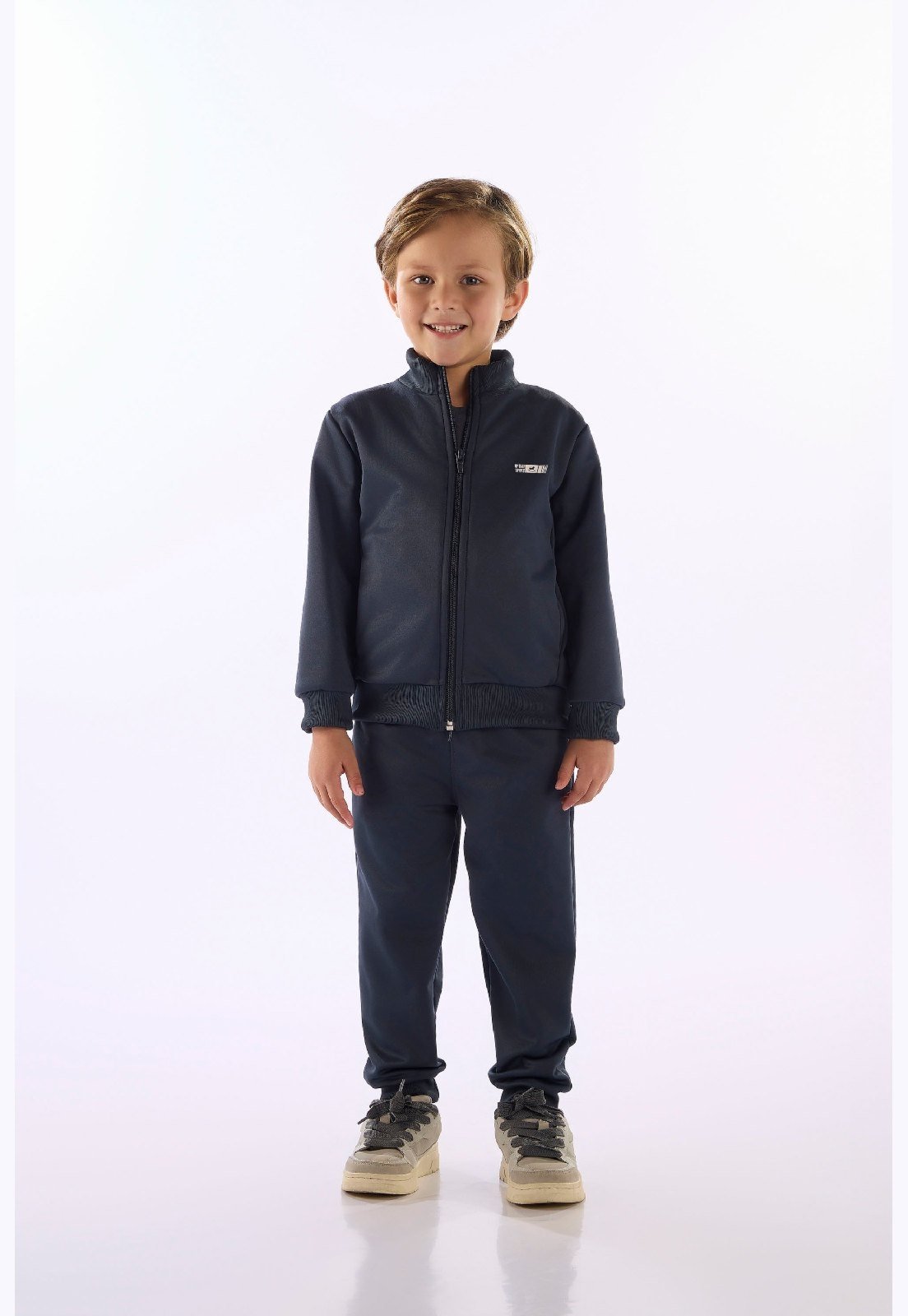 Infantil - Conjunto Jaqueta Calça Fleece Up Baby Marrom
