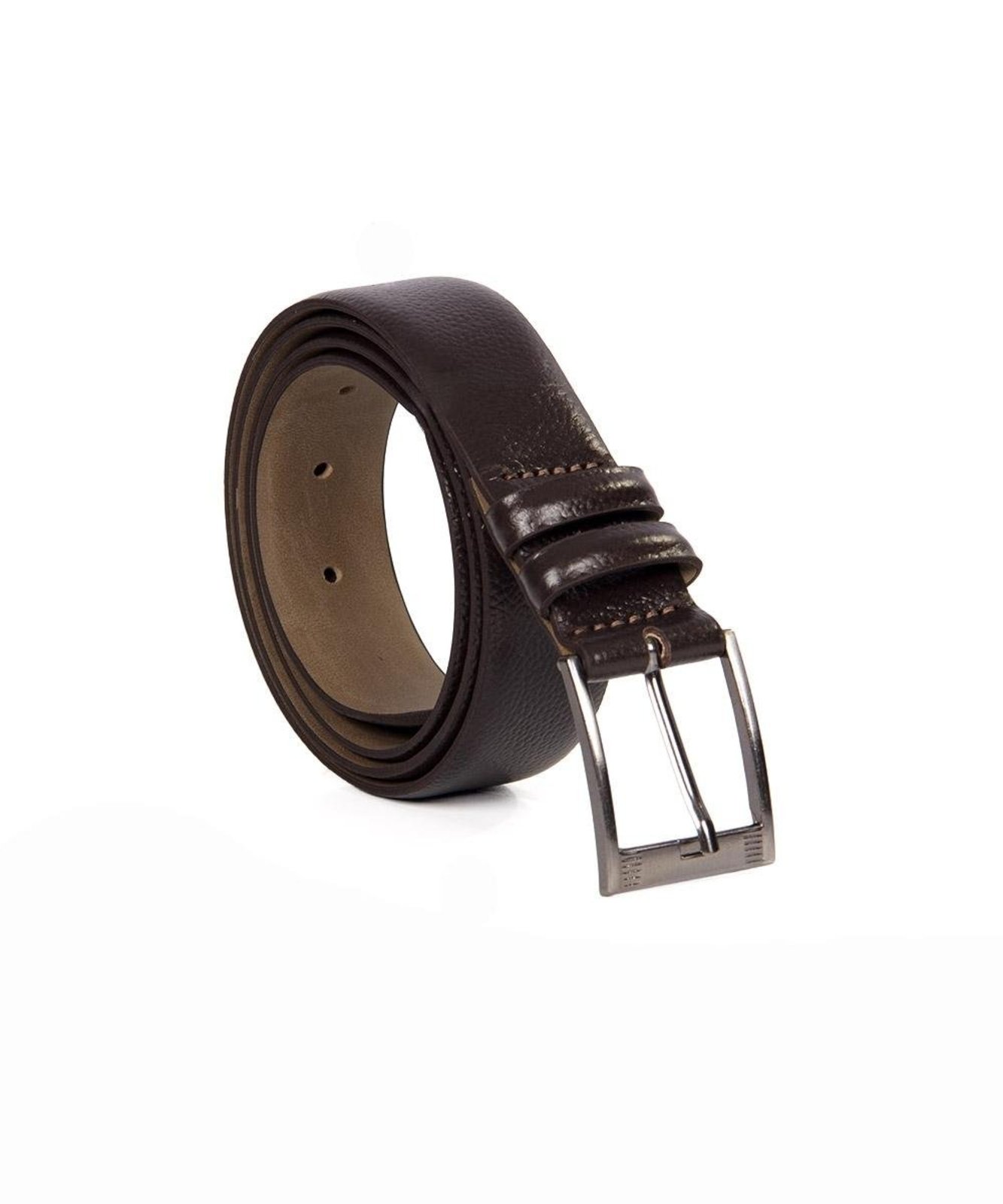 Cinto Masculino Fasolo Couro Cafe Incolor