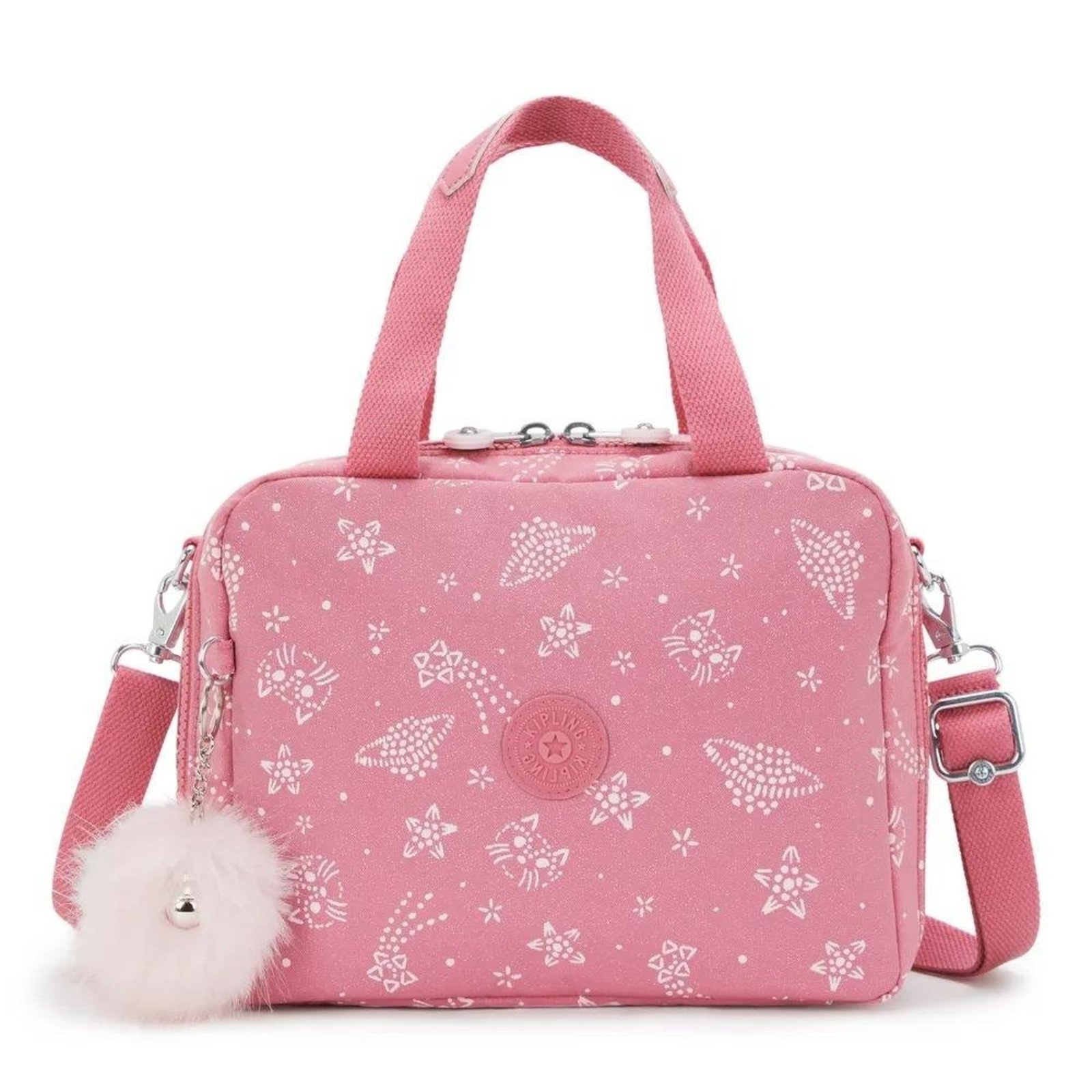 Infantil - Lancheira Kipling Miyo Glitter Cats