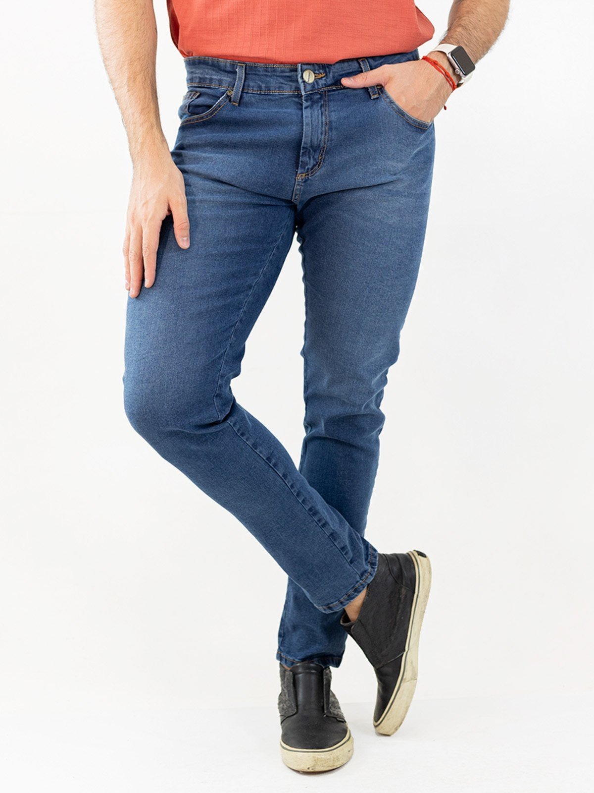 Calça Masculina Jeans Tradicional Skinny Elastano Anticorpus
