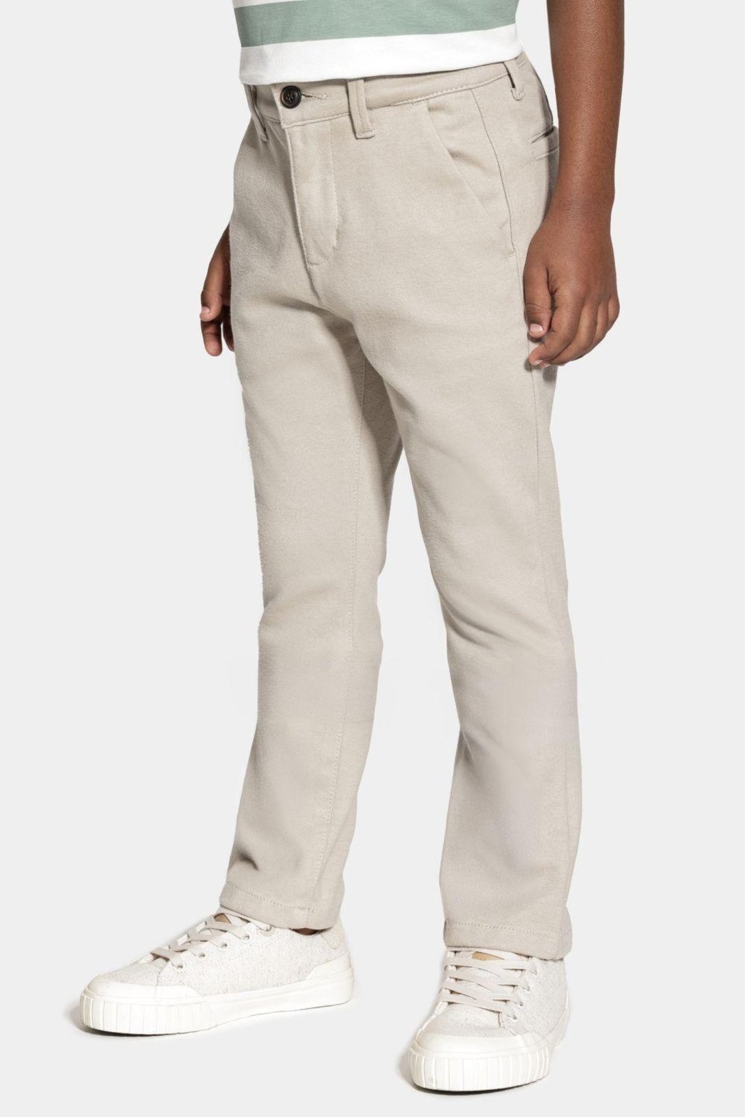 Infantil – Calça Aramis Chino Color Confort Areia