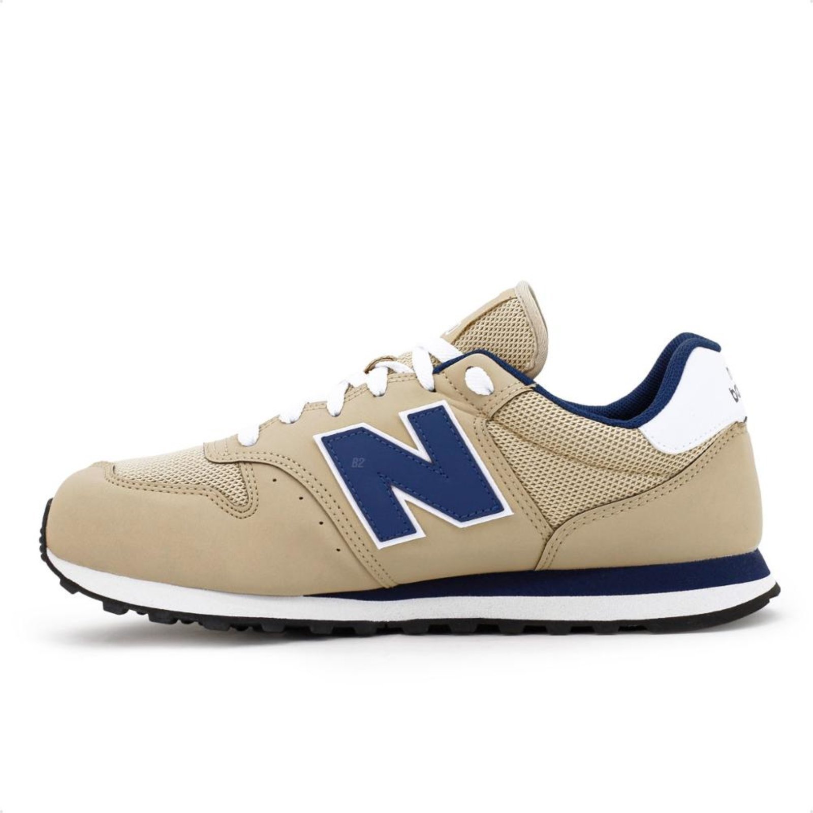 Vista 3 Tênis New Balance 500 V2 Masculino bege New Balance bege