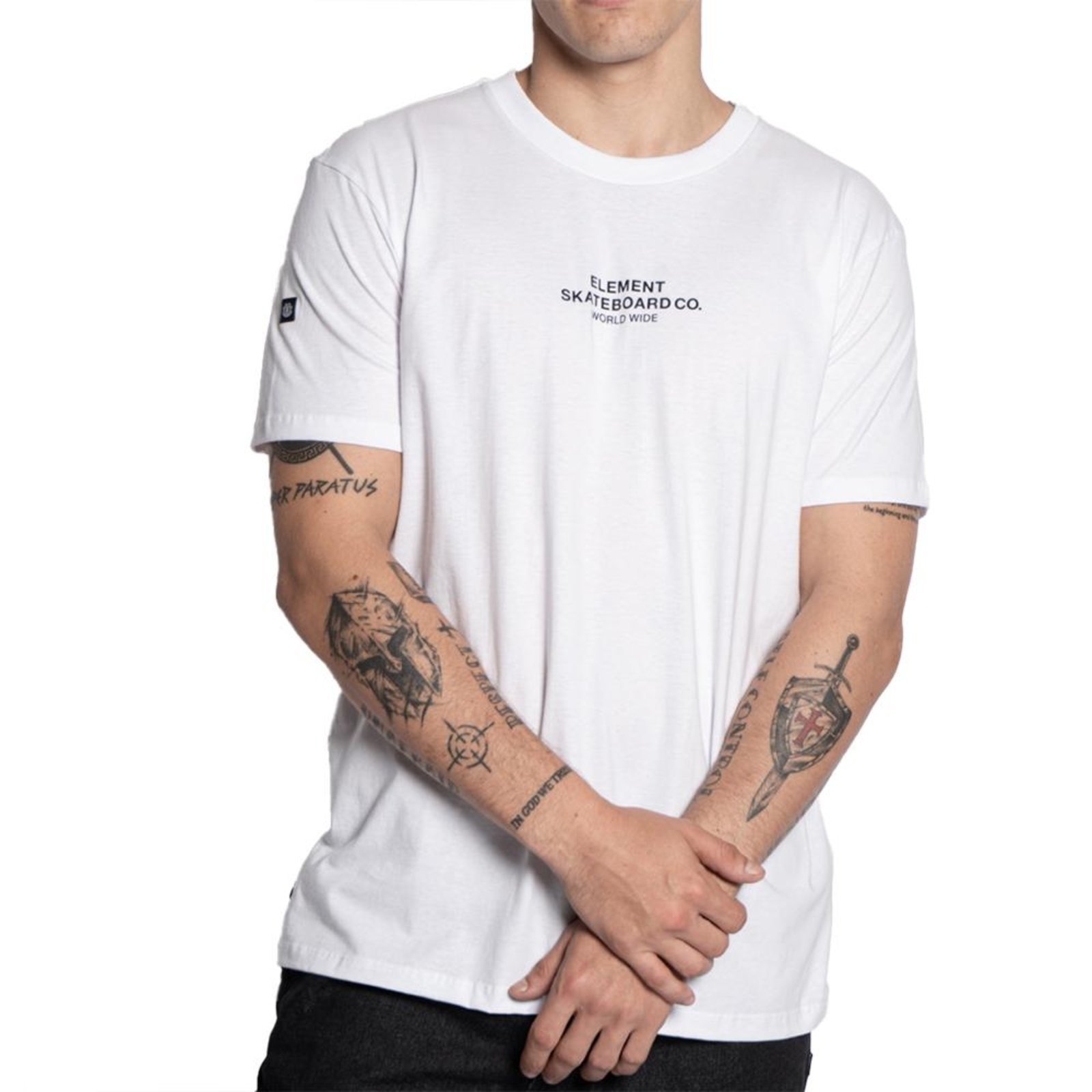 Camiseta Element Skateboard SM25 Masculina Branco