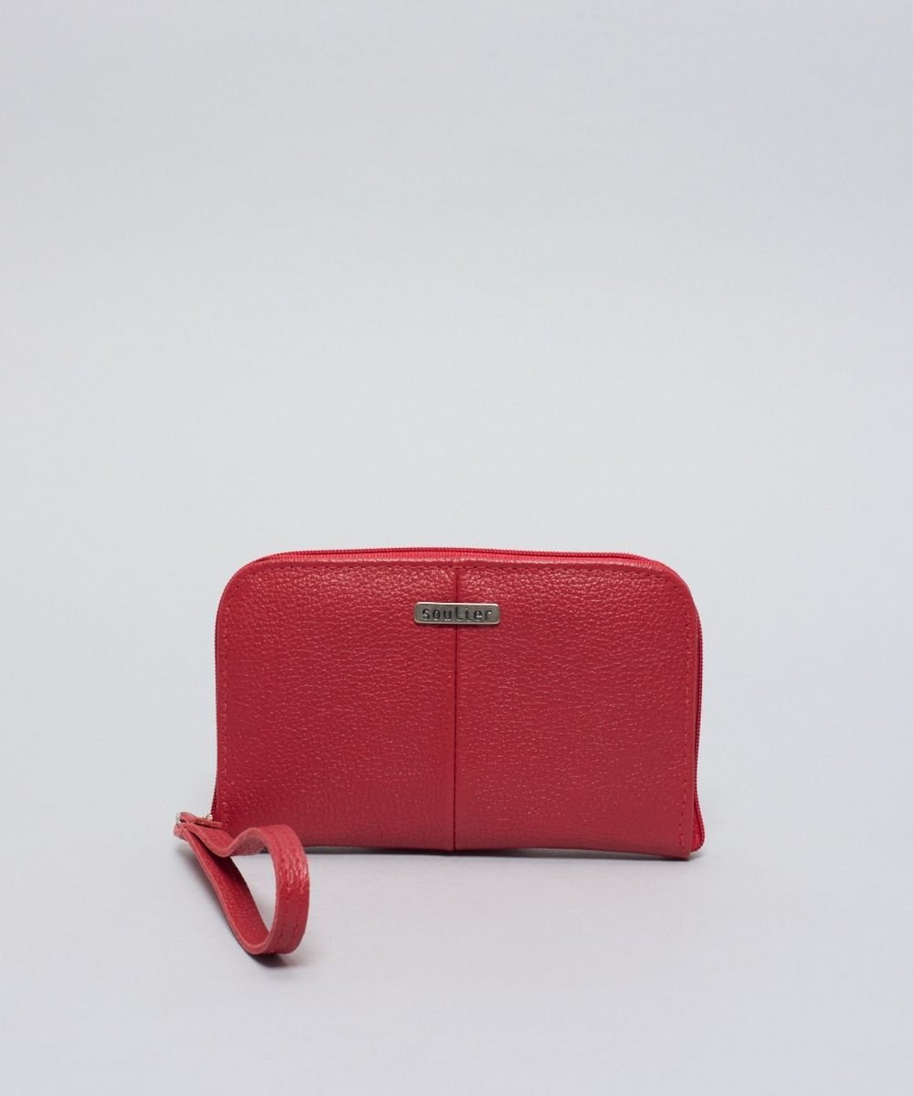 Carteira g Couro Retangular Neo - Vermelho u - vermelho