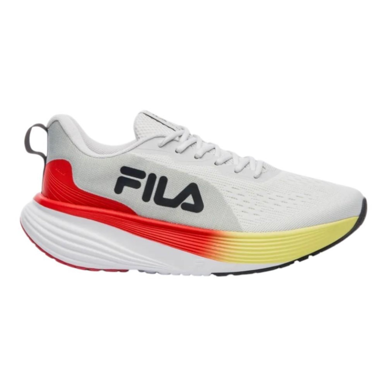 Tênis Fila Agile Branco e Vermelho Masculino Branco