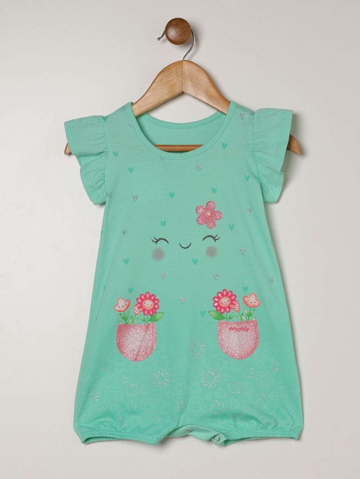 Infantil - Macacão Estampado Para - VERDE