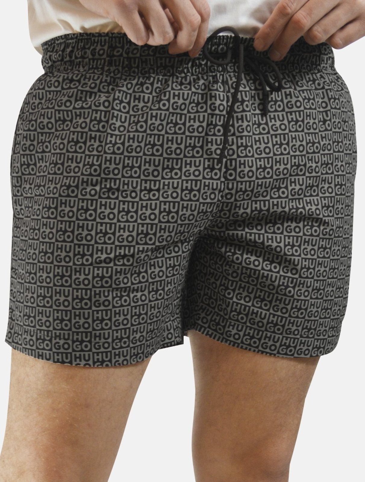 Short Hugo Boss Masculino Regular AARON_SWIM Preto