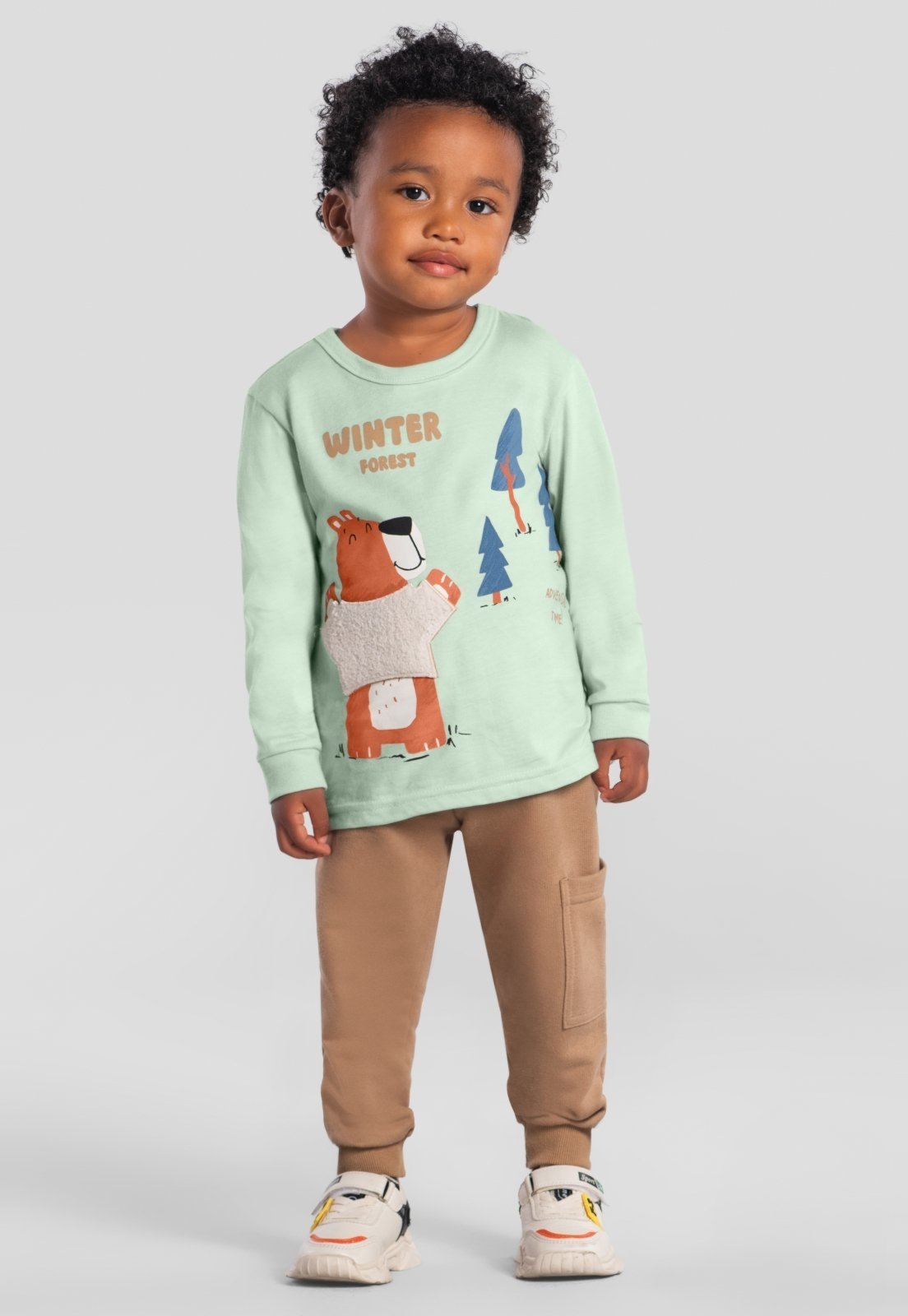 Infantil - Camiseta menino de urso Brandili