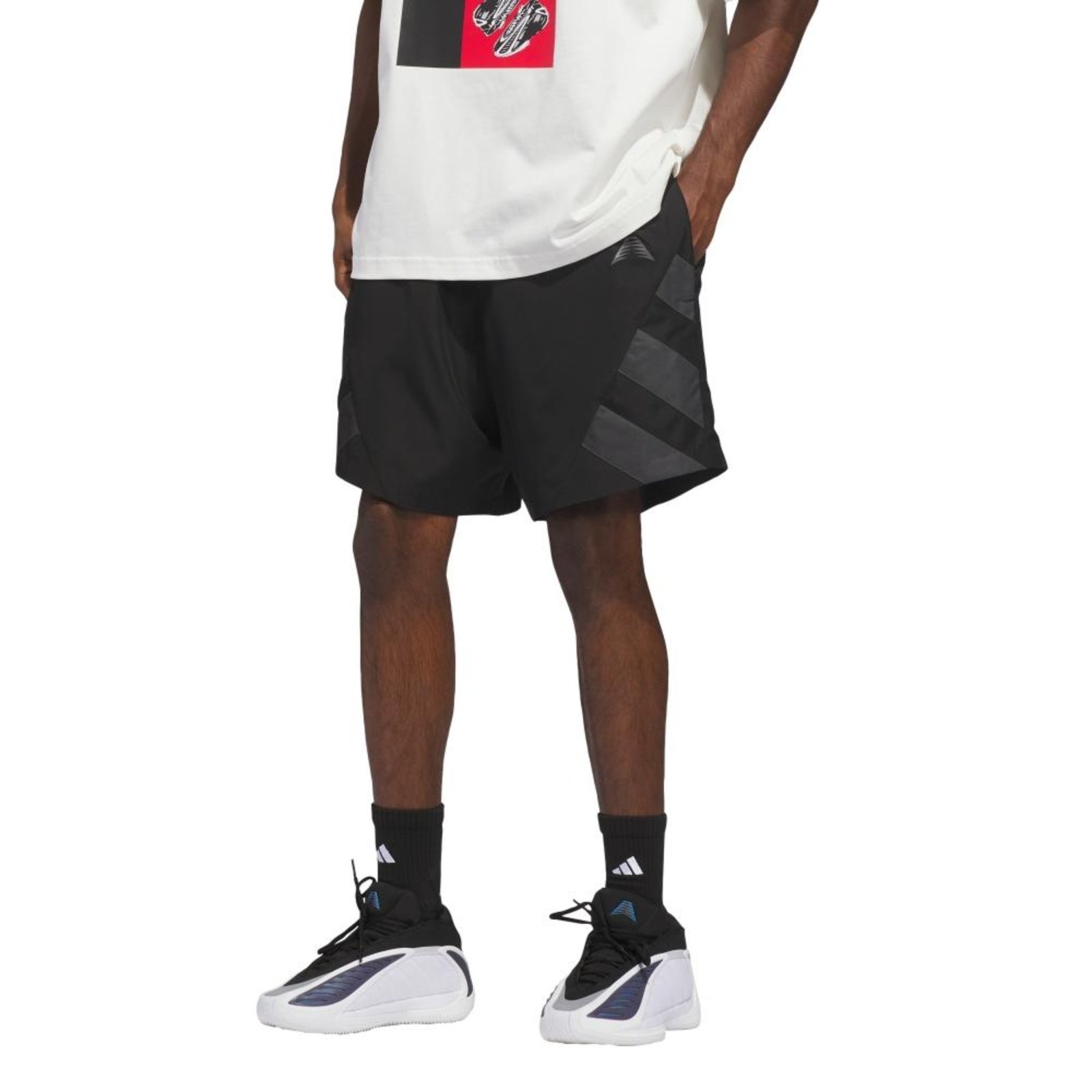 SHORTS REFLETIVO ANTHONY EDWARDS adidas Performance Preto
