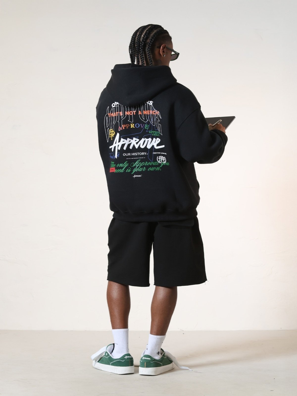 MOLETOM OVERSIZED APPROVE ONLY - PRETO